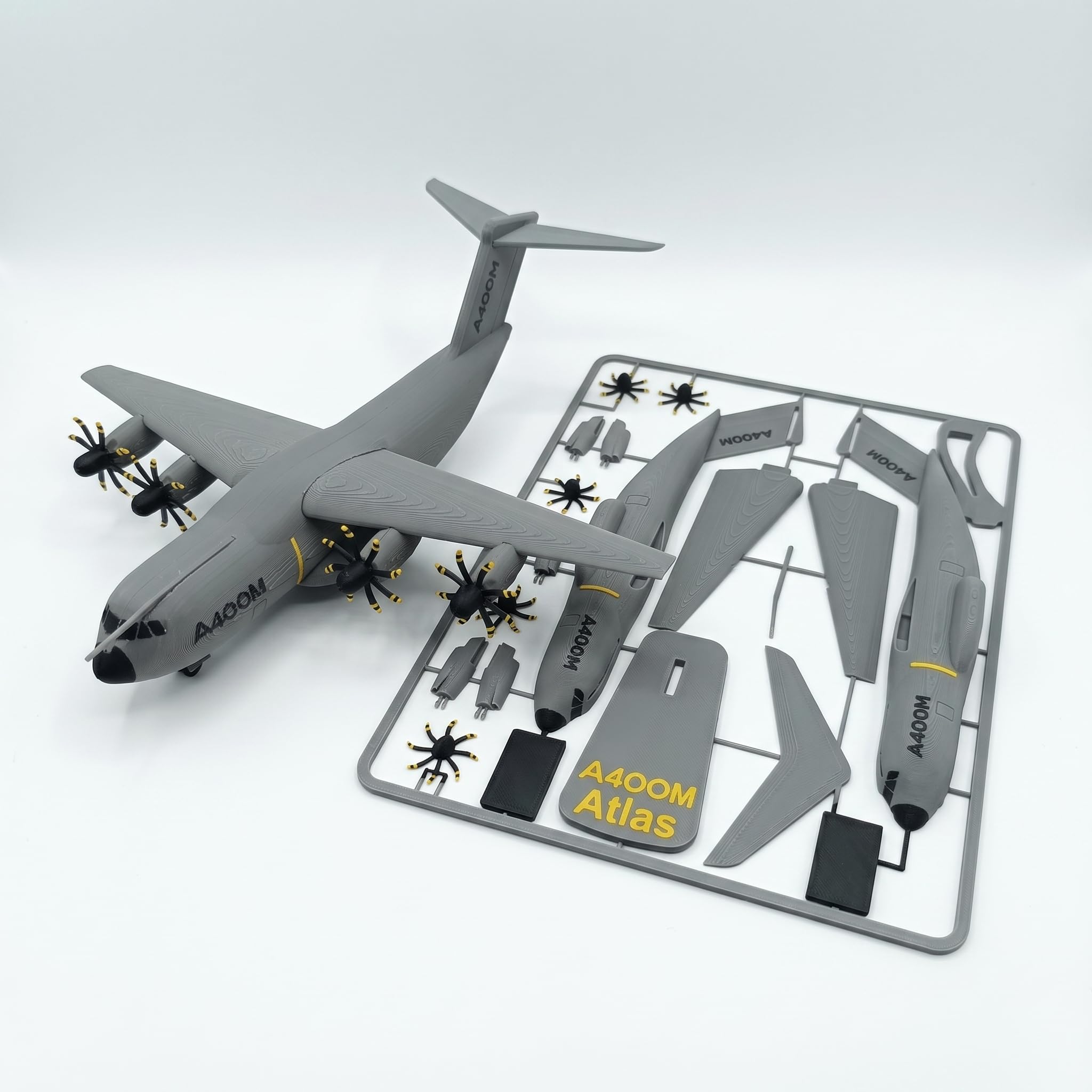 VIKSON INTERNATIONAL A400M Atlas Military Transport Plane Kit Card