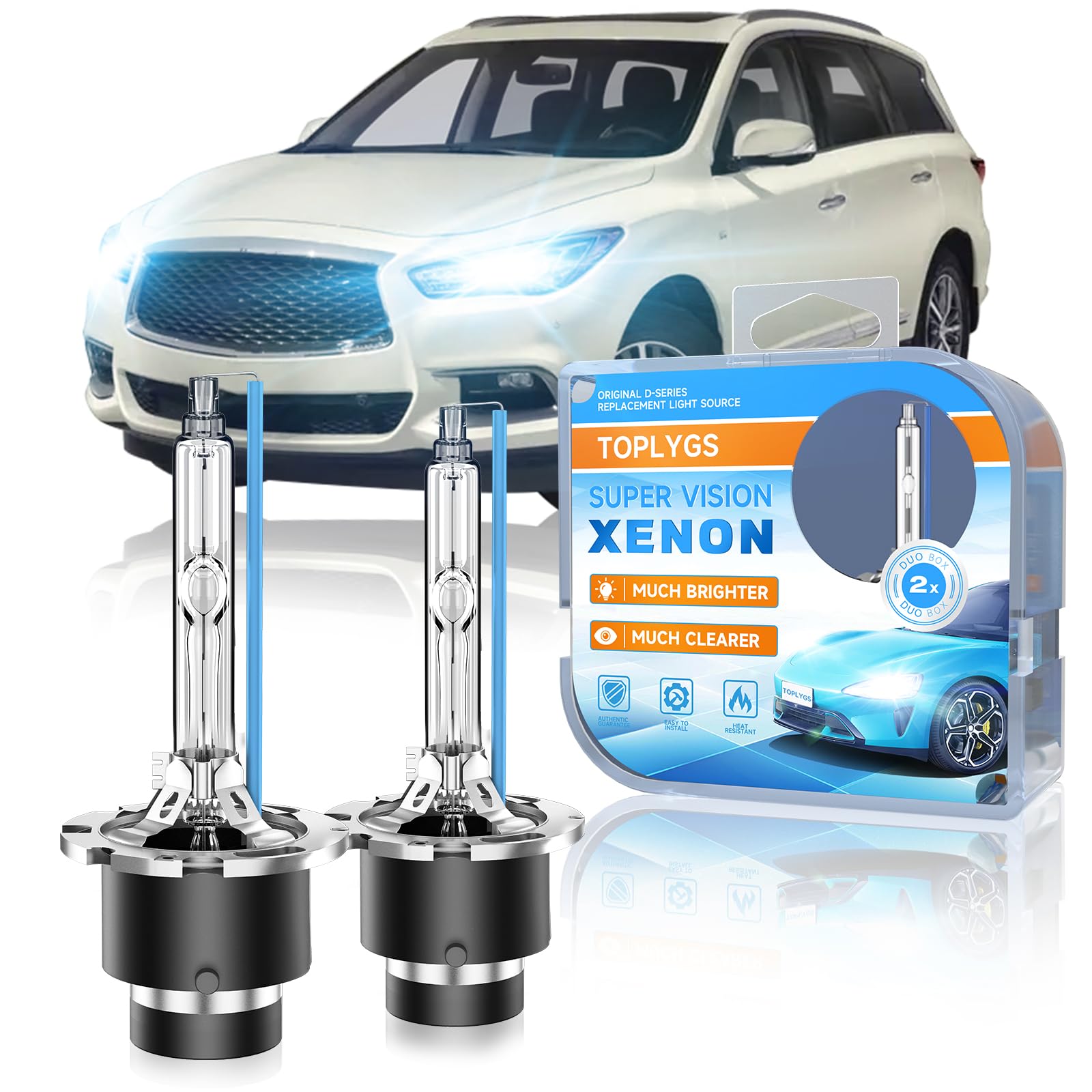 Amazon.com: TOPLYGS D2S HID Xenon Headlight Bulb Fit for Infiniti