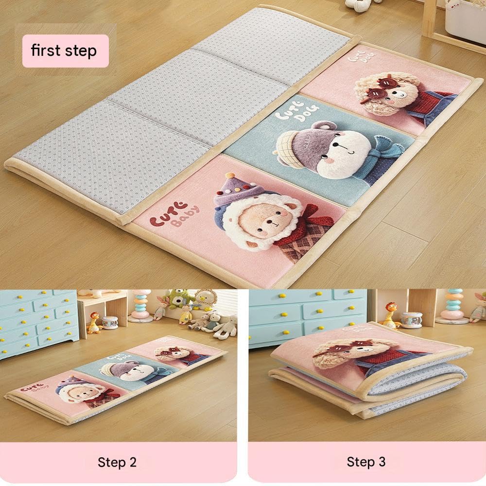 Tappetino da gioco per bambini pavimento, tappeto per area tummy time