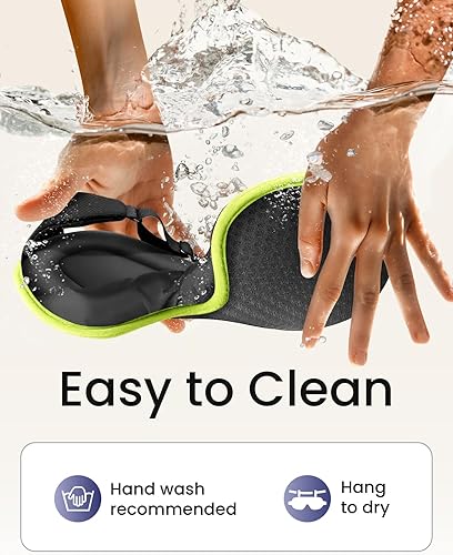 Miniatura 30 de WAOAW Máscara de dormir para hombres y mujeres: máscaras opacas para dormir - Máscara de ojos 3D transpirable suave y cómoda para viajes - Máscaras