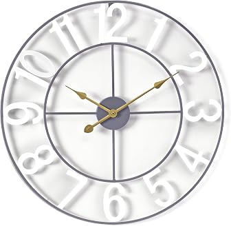 White Metal Wall Clocks product photo