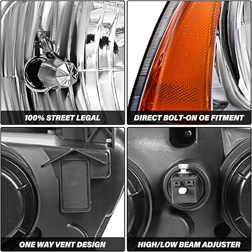 Miniatura 4 de Bingbingmotor BRYGHT - Conjunto de faros delanteros para Dodge Charger 2011 a 2014 para lado del conductor y del pasajero