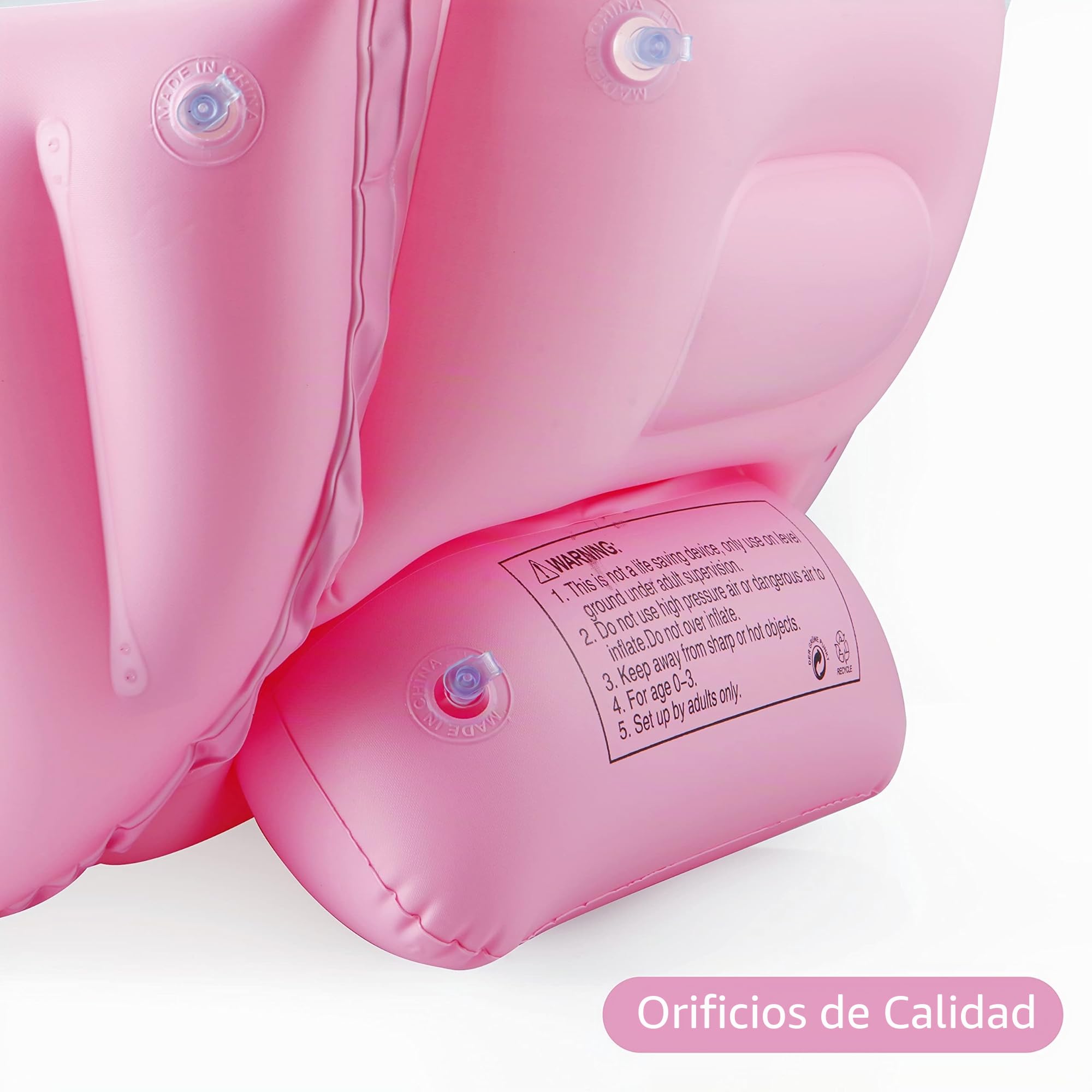 PandaEar Bañera Inflable para Bebés, Bañera Portátil para Bebés, con Bomba de Aire, Plegable, Antideslizante, Mini Piscina de Aire para Recién Nacidos (Rosa)