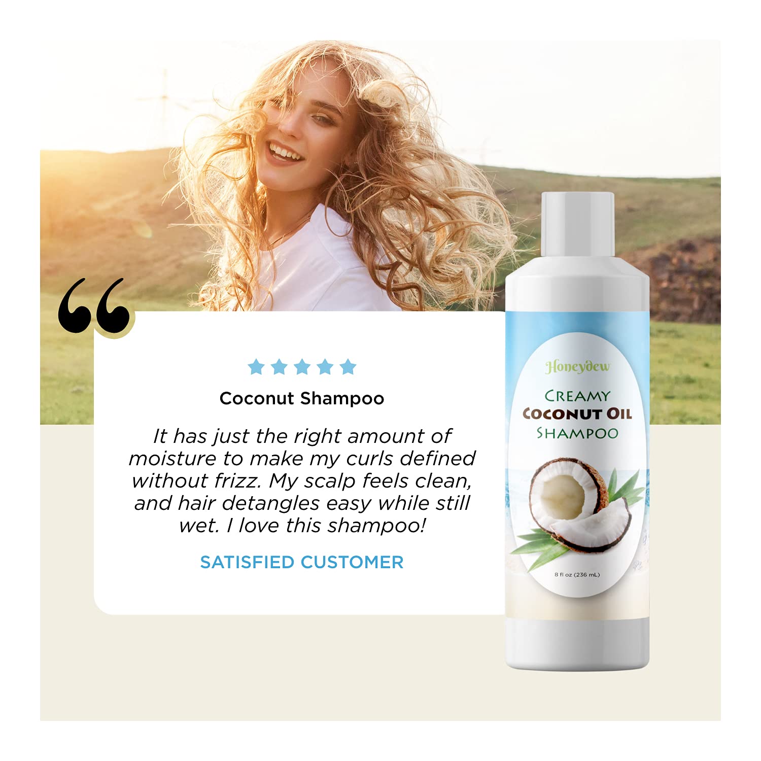 Moisturizing Shampoo for Dry Hair Care Sulfate Free Shampoo for Men