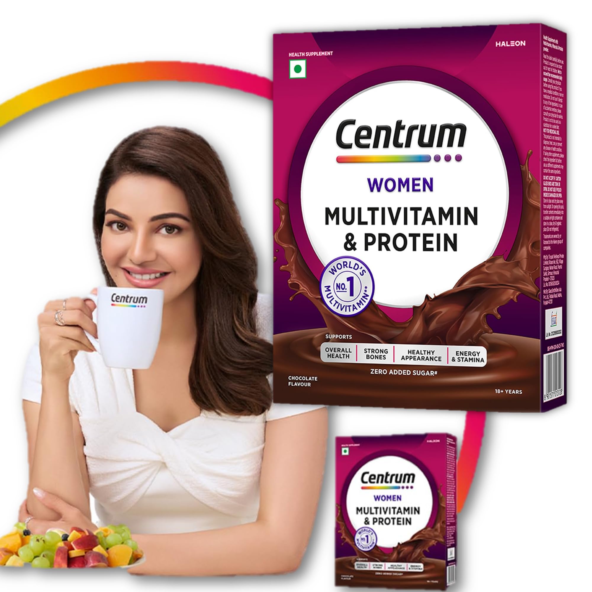 Centrum Women Multivitamin & Protein Powder,24 Vitamins,& Minerals To Support Overall Health (Vegetarian)|200G Nutrition Health (Chocolate)|Worlds#1 Multivitamin (B0D4K3VZQM) Amazon Price History, Amazon Price Tracker