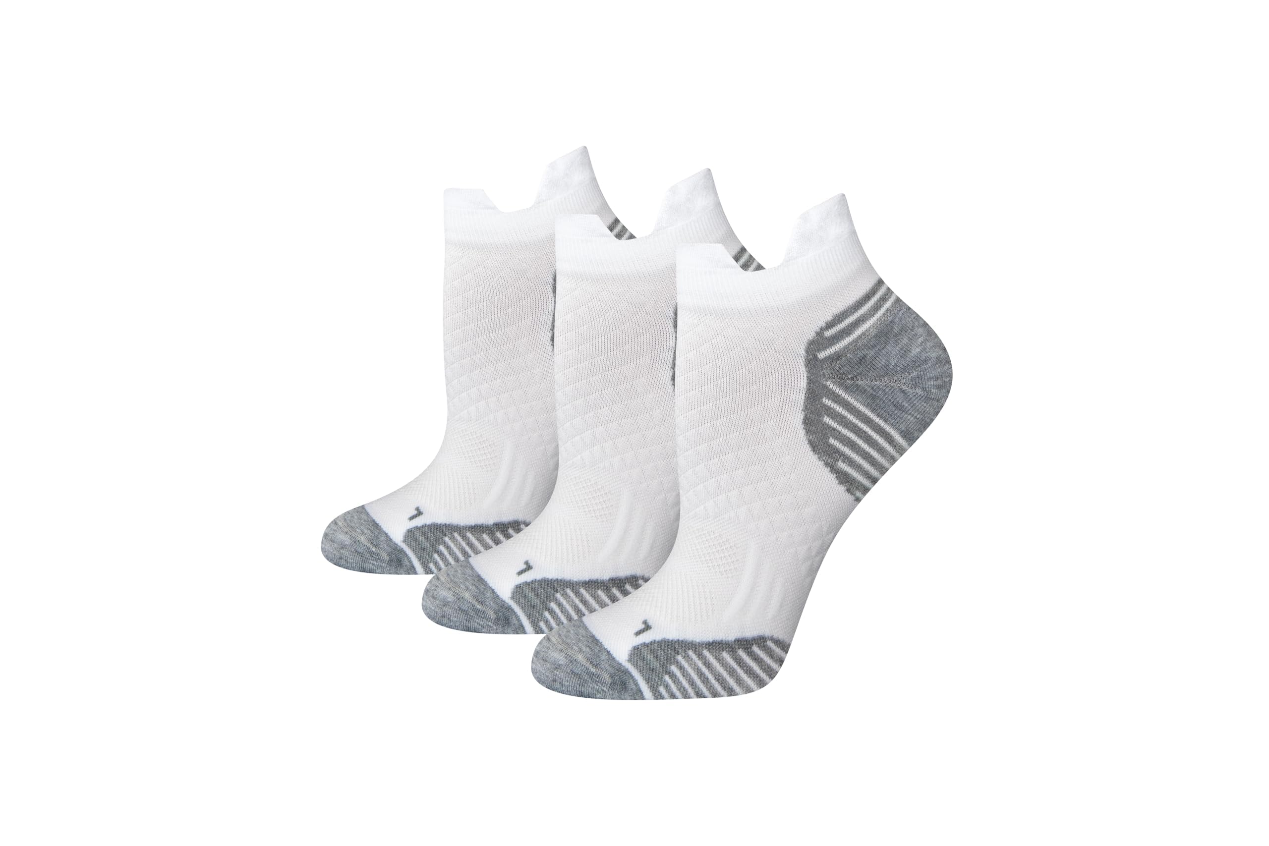 Amazon Essentials Damen Sportliche Funktions-Laufsocken, Gepolstert mit Verstärkung an der Fußrückseite, Fußgewölbeunterstützung, Feuchtigkeitsregulierung