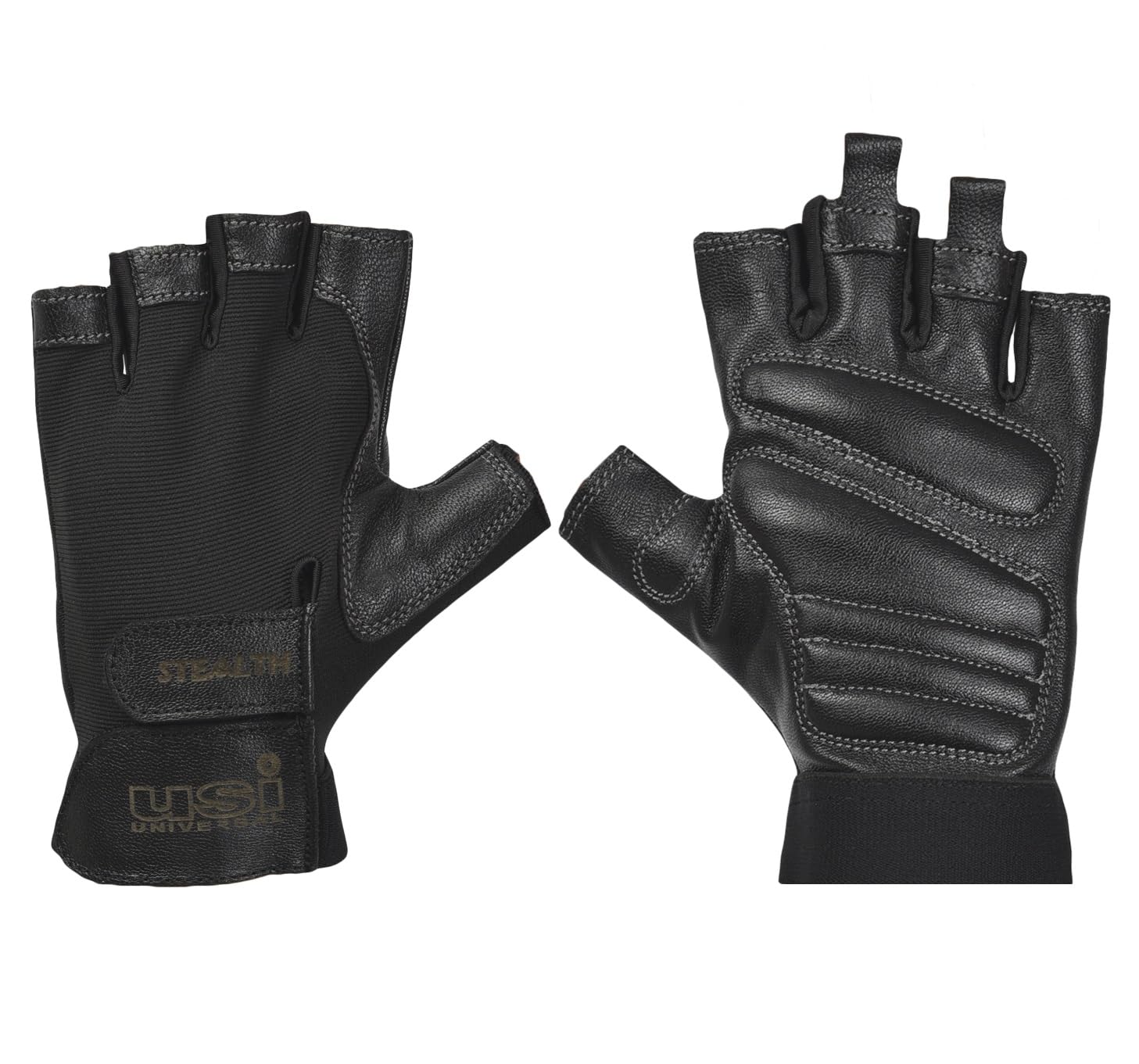 USI UNIVERSAL THE UNBEATABLE 733ST Stealth Fitness Gym Gloves, Workout Powerlifting Gloves, Microfiber, Textured Leather Palm (Small, Grey) (B09RWXKTC1) Amazon Price History, Amazon Price Tracker