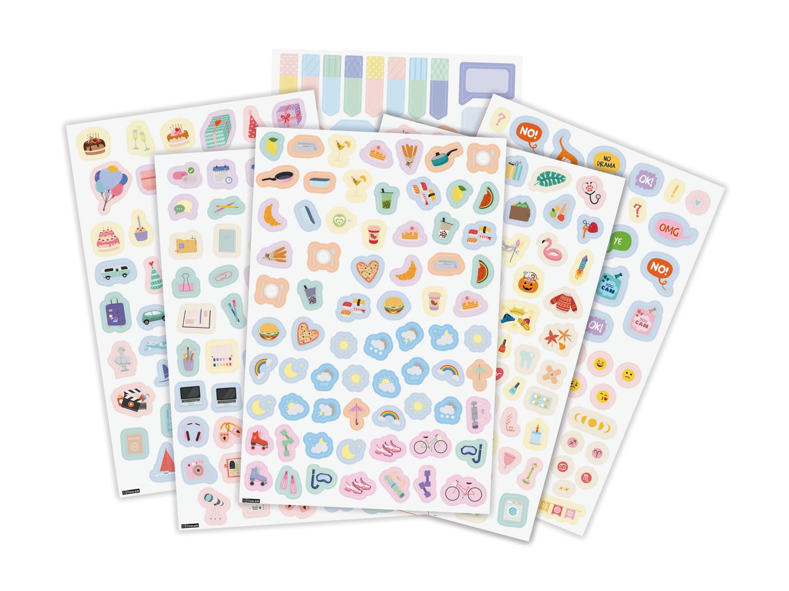 Finocam Stickers Set F13 | Fun - Personal Organisation - Stickers