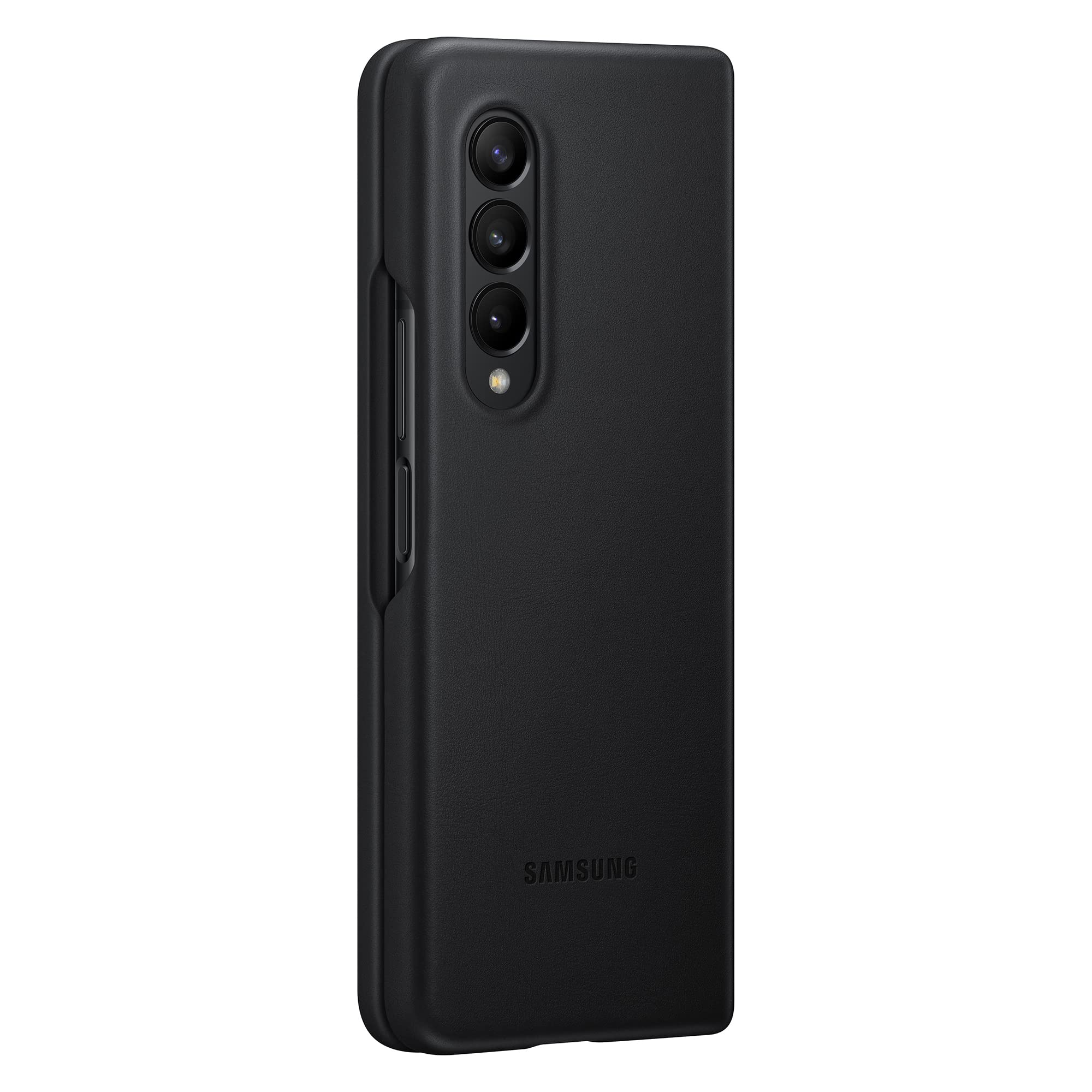 galaxy z fold3 純正 leather cover black Amazon.com: Samsung Galaxy Z Fold3 Leather Cover - Official Case