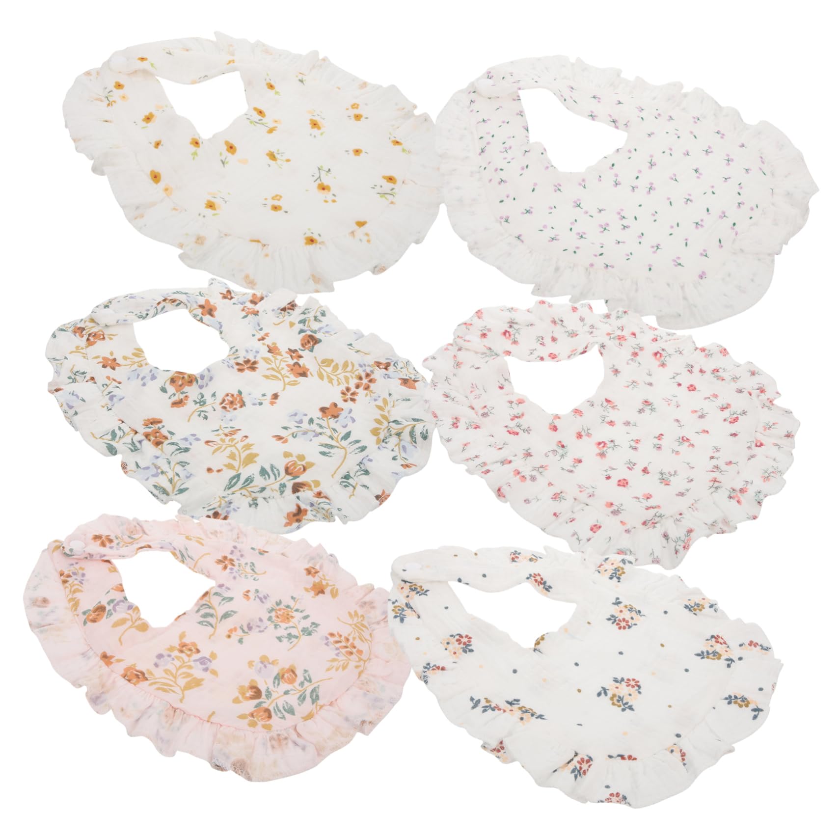 Abaodam 12 Stk Speichel tasche Lätzchen aus Baumwolle -Bandana Lätzchen für zahnende Babys Waschbare Baby sabbern Kinderkrankheiten Baby füttern