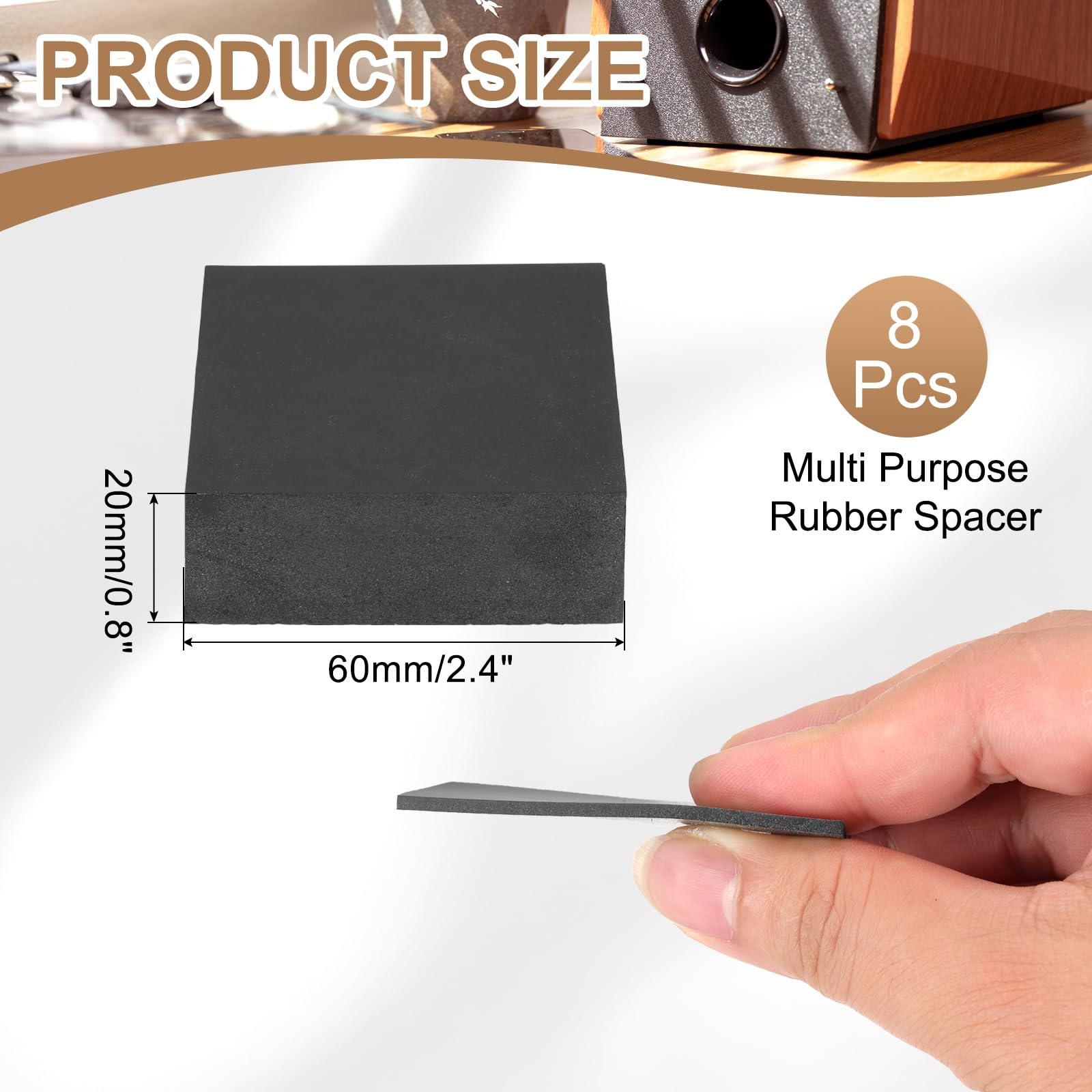 PATIKIL Rubber Solid Anti-Vibration Pads - Image 2