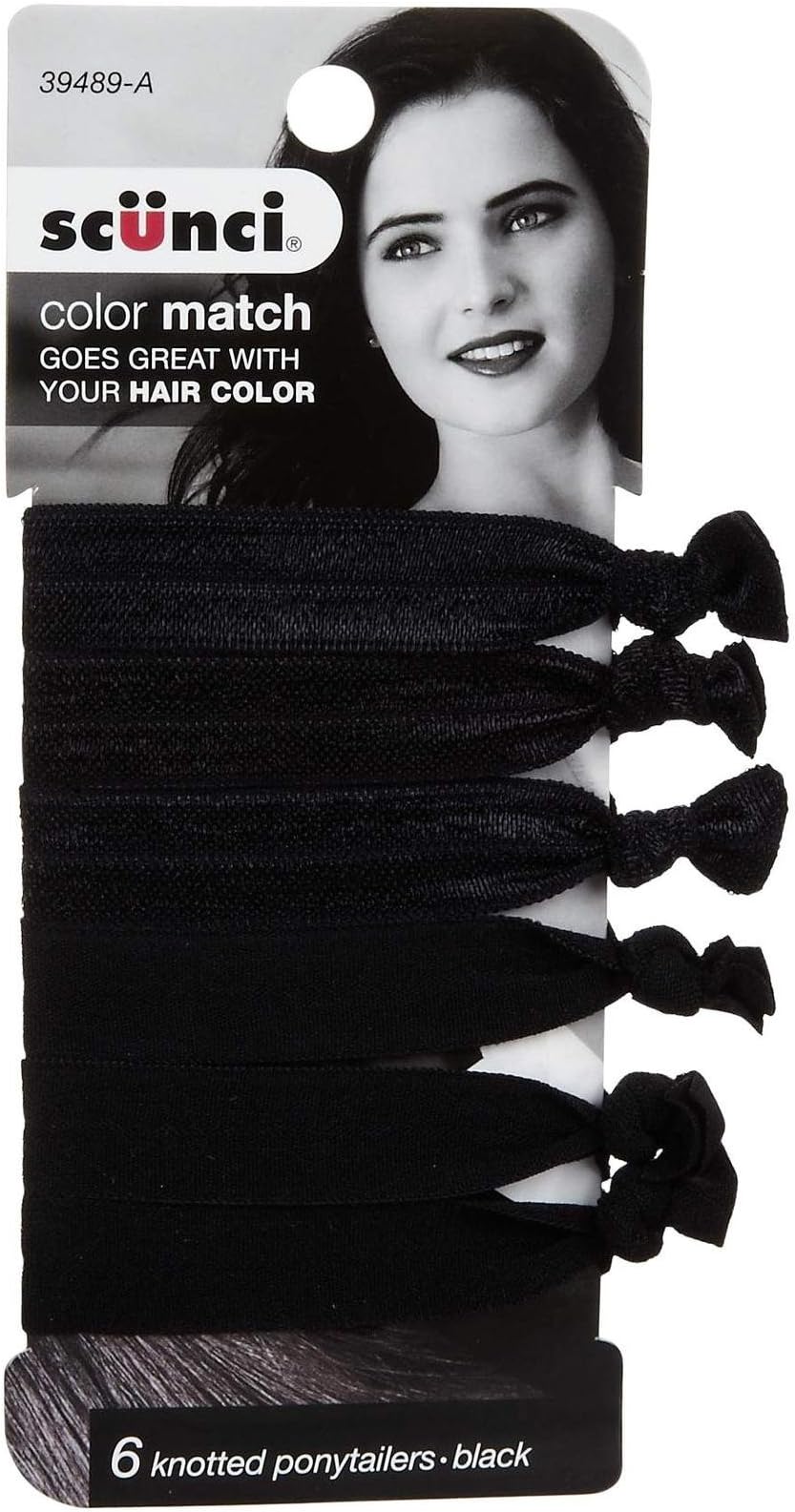 Knot Ponytailers, Black