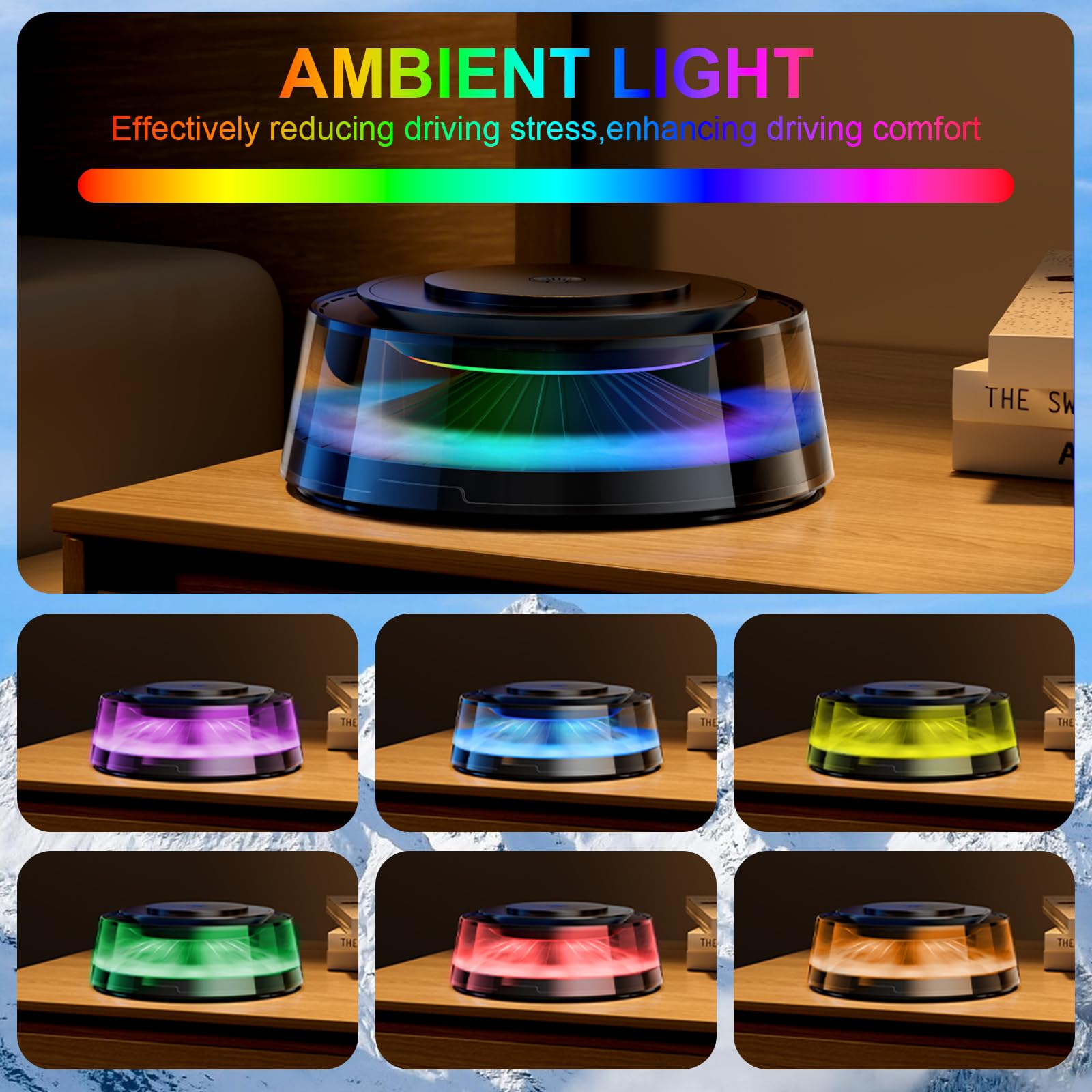 Diffuseur Parfum Voiture Automatique et Rechargeable, GuKKK