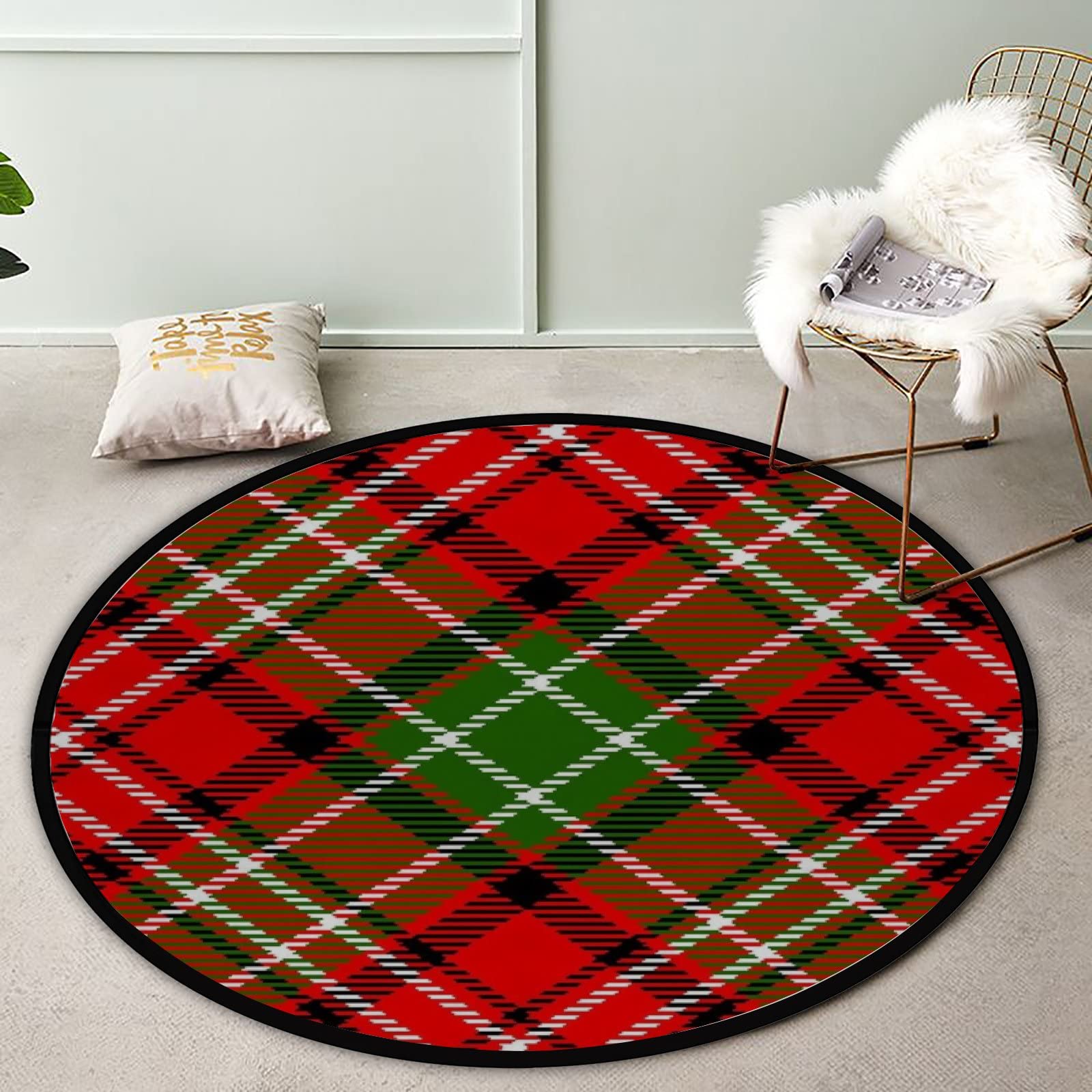 【morl】ラグ 大きい 韓国 滑り止め チェック柄 期間限定特価！【morl】ラグ 大きい 韓国 滑り止め チェック柄