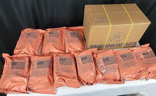 Miniatura 2 de The Wornick Company MRE 1 caso de HDR Comidas humanitarias excedentes militares estadounidenses listas para comer, FEMA 10 pack 20