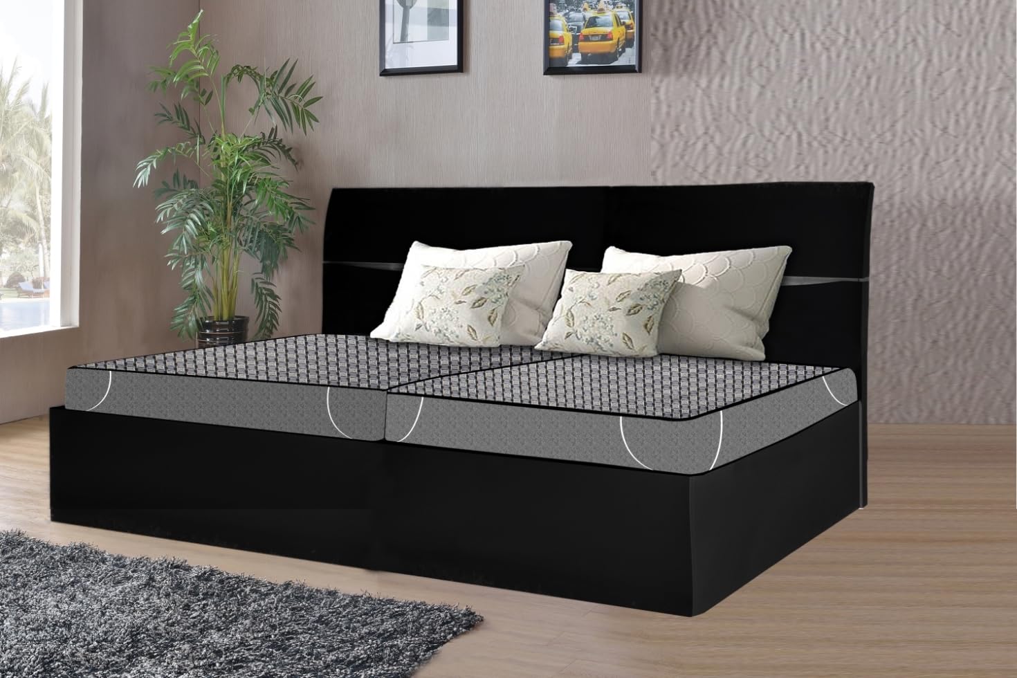 Stylista Waterproof Queen Bedsheet & Protector -22
