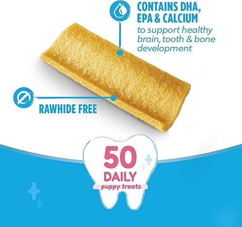 Miniatura 3 de Purina DentaLife - Masticables para dentición para cachorros con sabor a pollo, 17.3 onzas, bolsa de 50 unidades