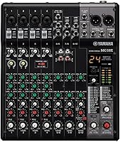 Yamaha MG10X CV 10-Input Analog Mixer with D-PRE Preamps, SPX Effects & Compression - Compact Studio/Live Sound Solution