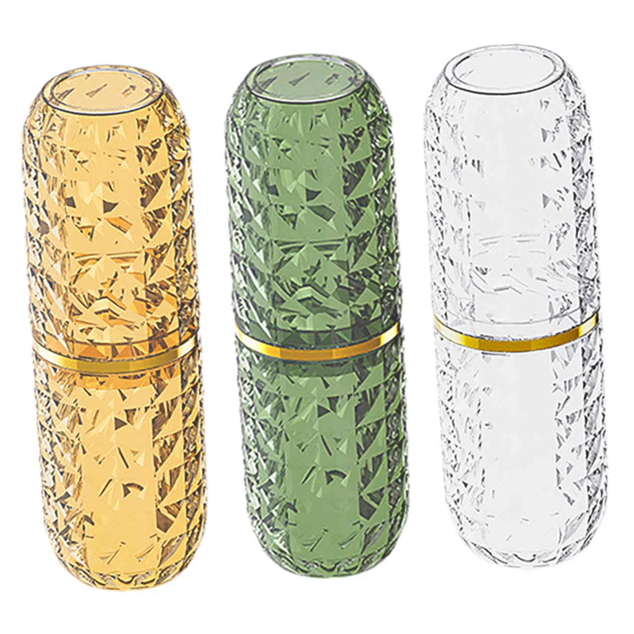 Yardenfun 3pezzi Portaspazzolini Da Viaggio Da Contenitore Per Dentifricio Organizer Portatile Per Spazzolini Portaspazzolino Per Bagno Portaspazzolino