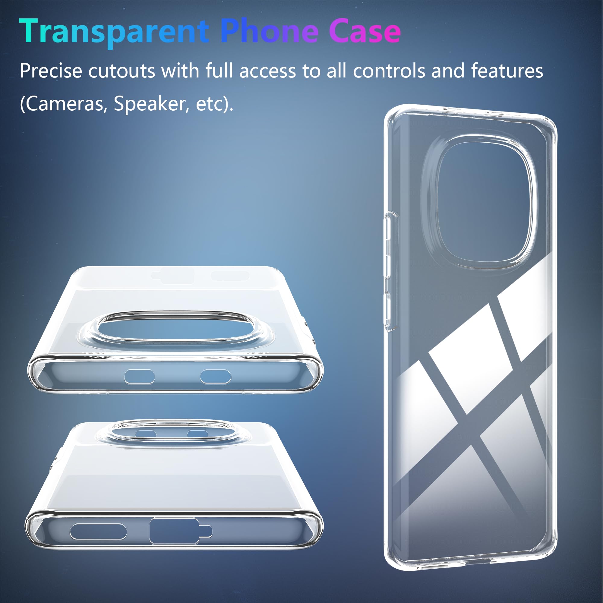 Cover Trasparente Morbida + Vetro Temperato Per Xiaomi Redmi Note 15 4G/5G E Poco M8 5G