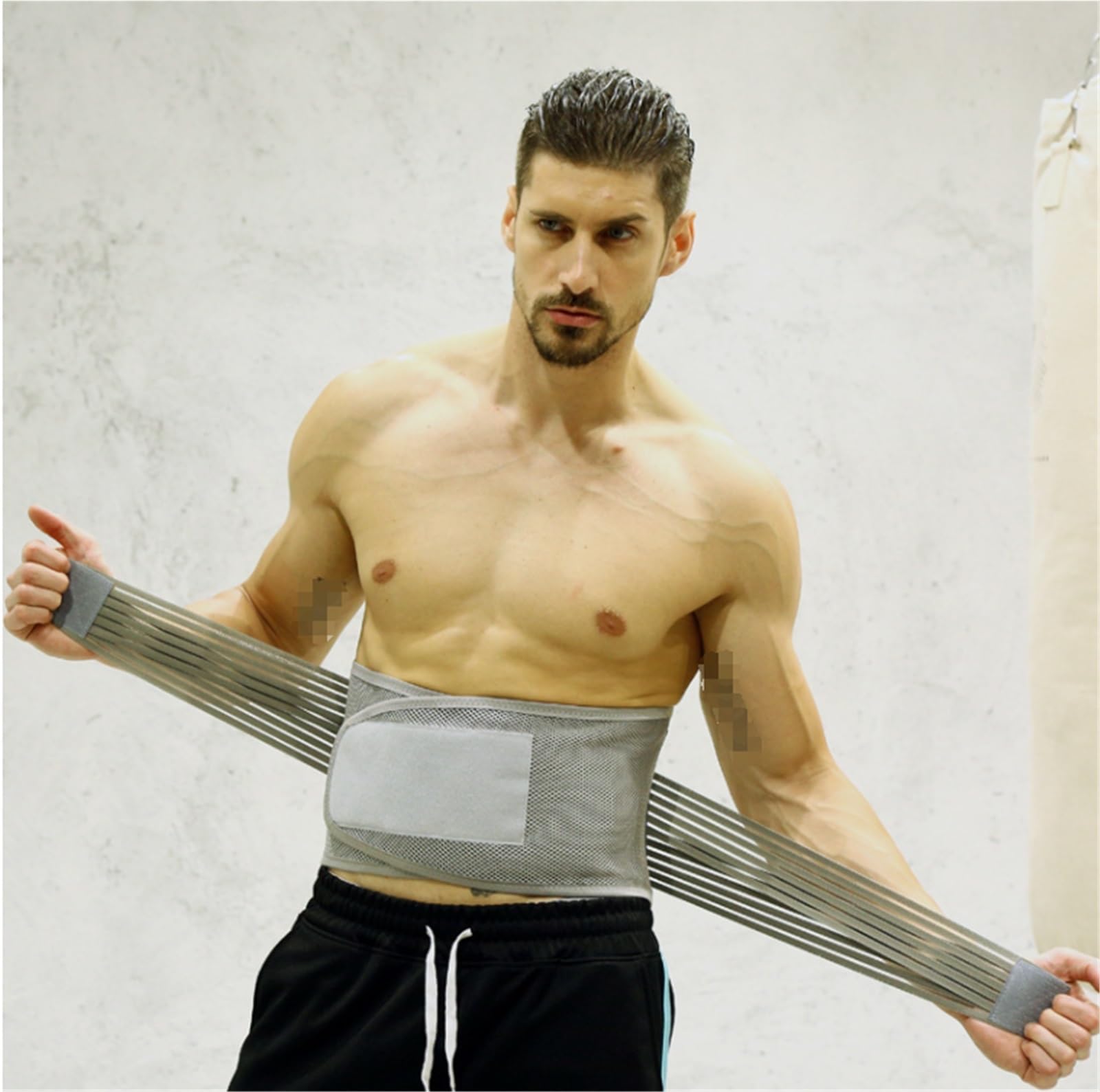 Ceinture Lombaire Réglables Attelle Dorsale De Soutien Taille Haute avec Flexible for Les Personnes Âgées Et Employés Bureau Travail Universel(G,M)