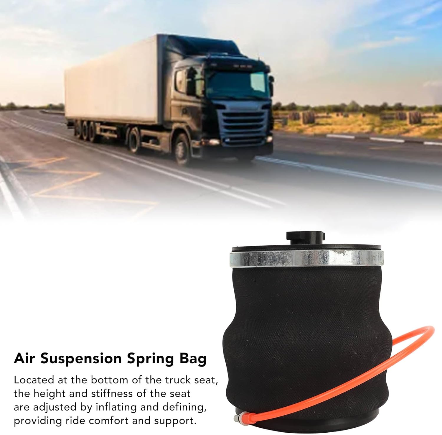 Air Suspension Bellow for 1498864, Suspension Boot Spring Bag, for Truck Seat Comfort