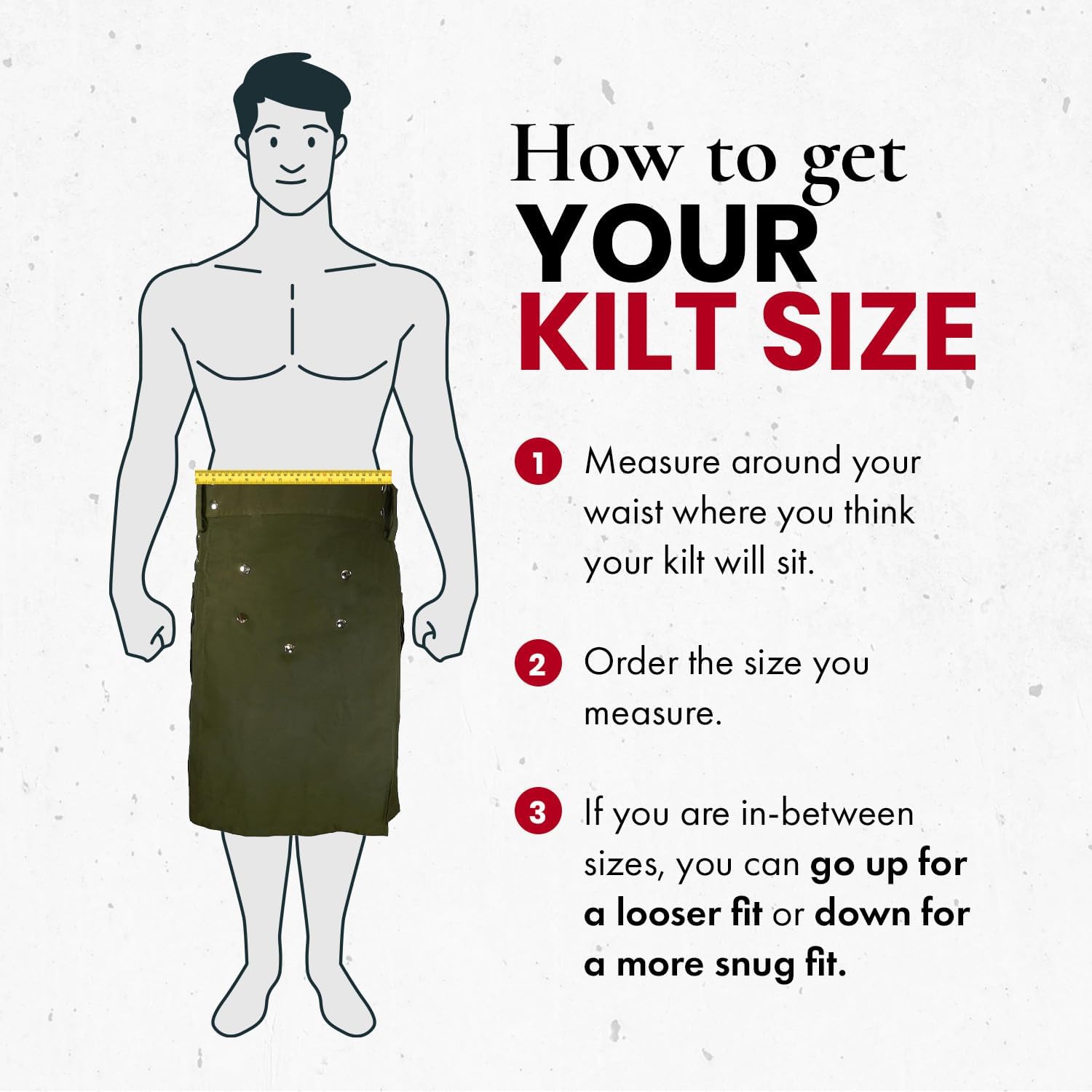 UT Kilts Deluxe Utility Kilt for Men, Adjustable Poly-Cotton Modern Kilt, with Elegant Studded Front Apron & 4 Pockets - Image 3