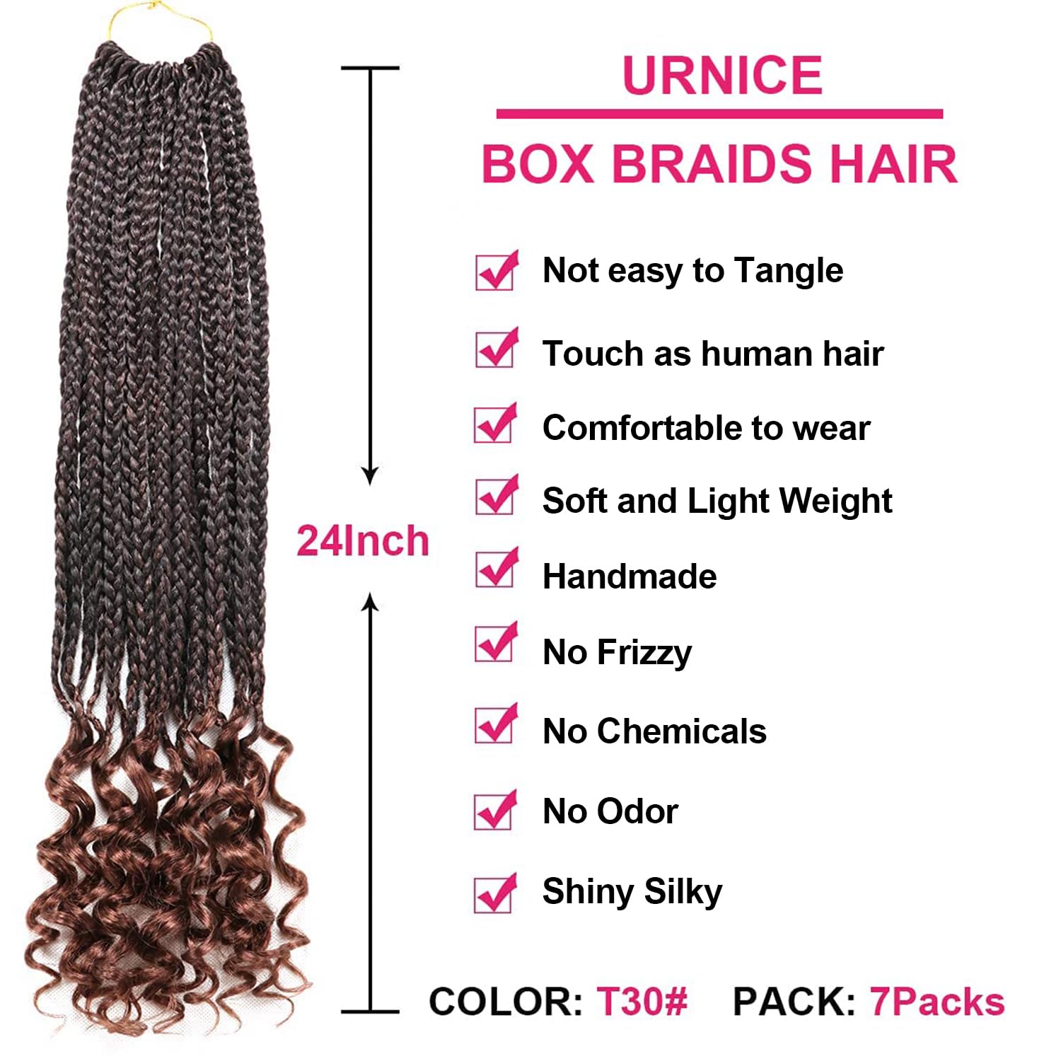 Goddess Box Braid Crochet Hair