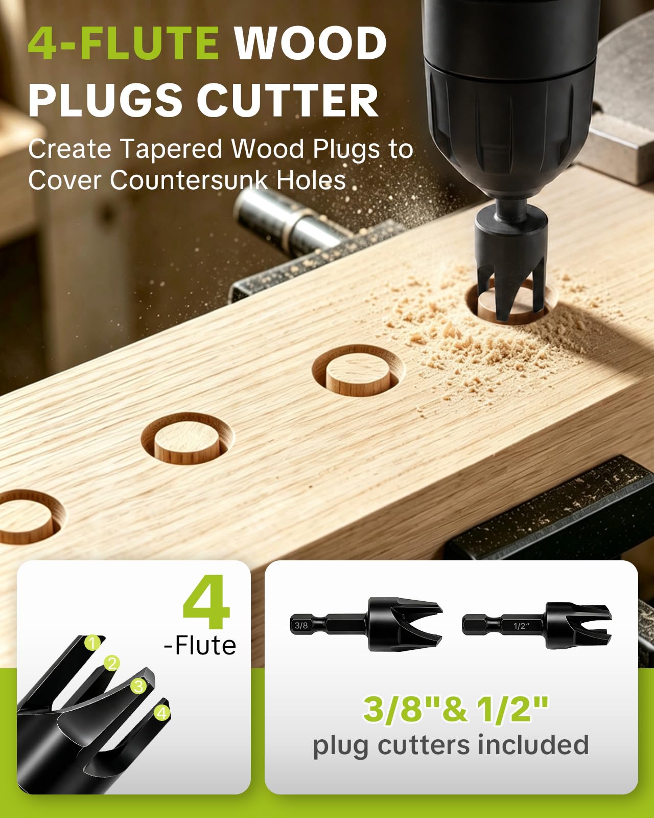SEESE Countersink Drill Bit Set - 15 Piece -5