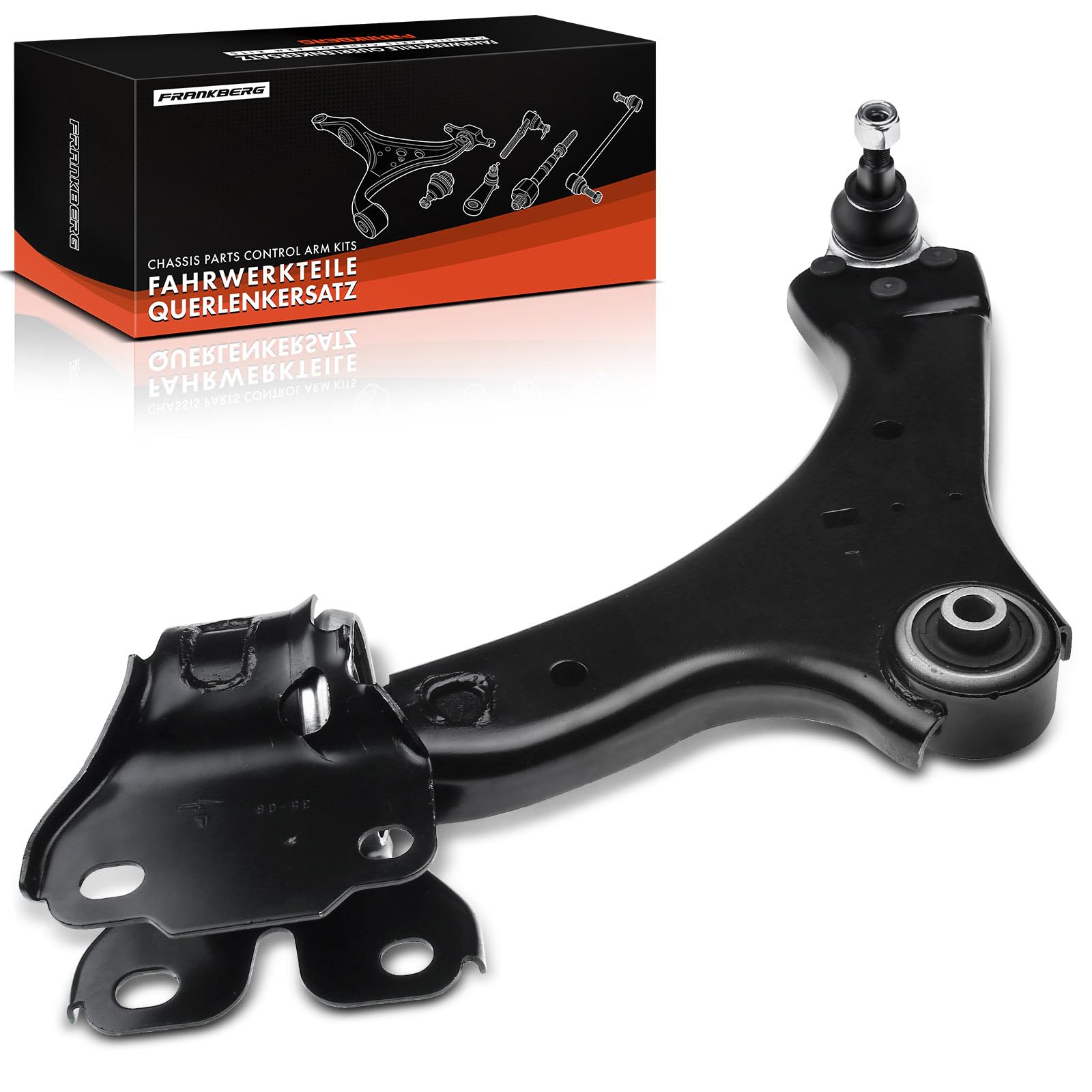 Frankberg 1x Querlenker Vorderachse Links Kompatibel mit Galaxy S-Max WA6 2006-2015 Mondeo IV BA7 2007-2015 S60 II 134 2010-2015 V60 155 157 2010-2015 Replace# 31317666