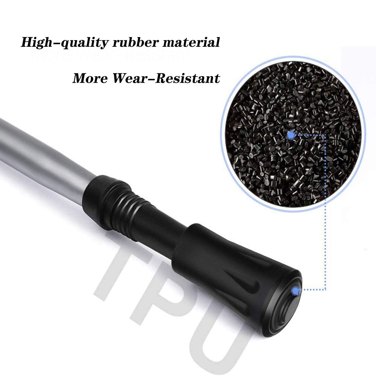 Gommini Per Bastoncini Trekking 16 Pezzi - Protezioni In Gomma Per Punte, Ricambi Nordic Walking - Foto 9