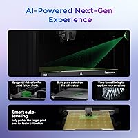 Vista 5 de Creality Oficial K2 Combo(A) Impresora 3D, Impresión Multi-Color con CFS, 600mm/s de Alta Velocidad, Cámaras AI, Nivelación Automática Completa, Eje