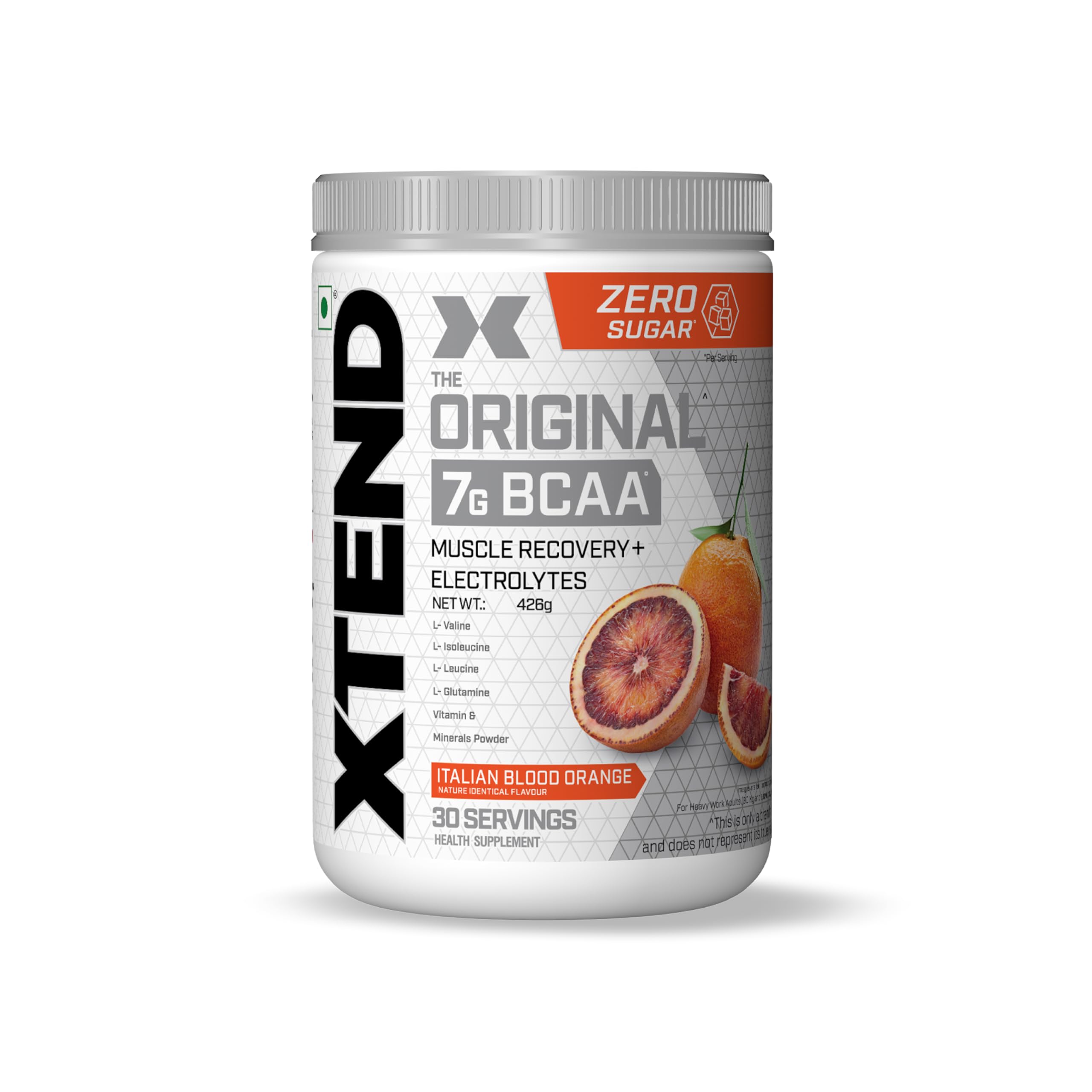 Xtend Original BCAA Powder For Adults (Pre-Workout, 7G Bcaas, 0G Carbs,Sugar & Calories) - 426gm, 30 Servings (Italian Blood Orange)-image-41