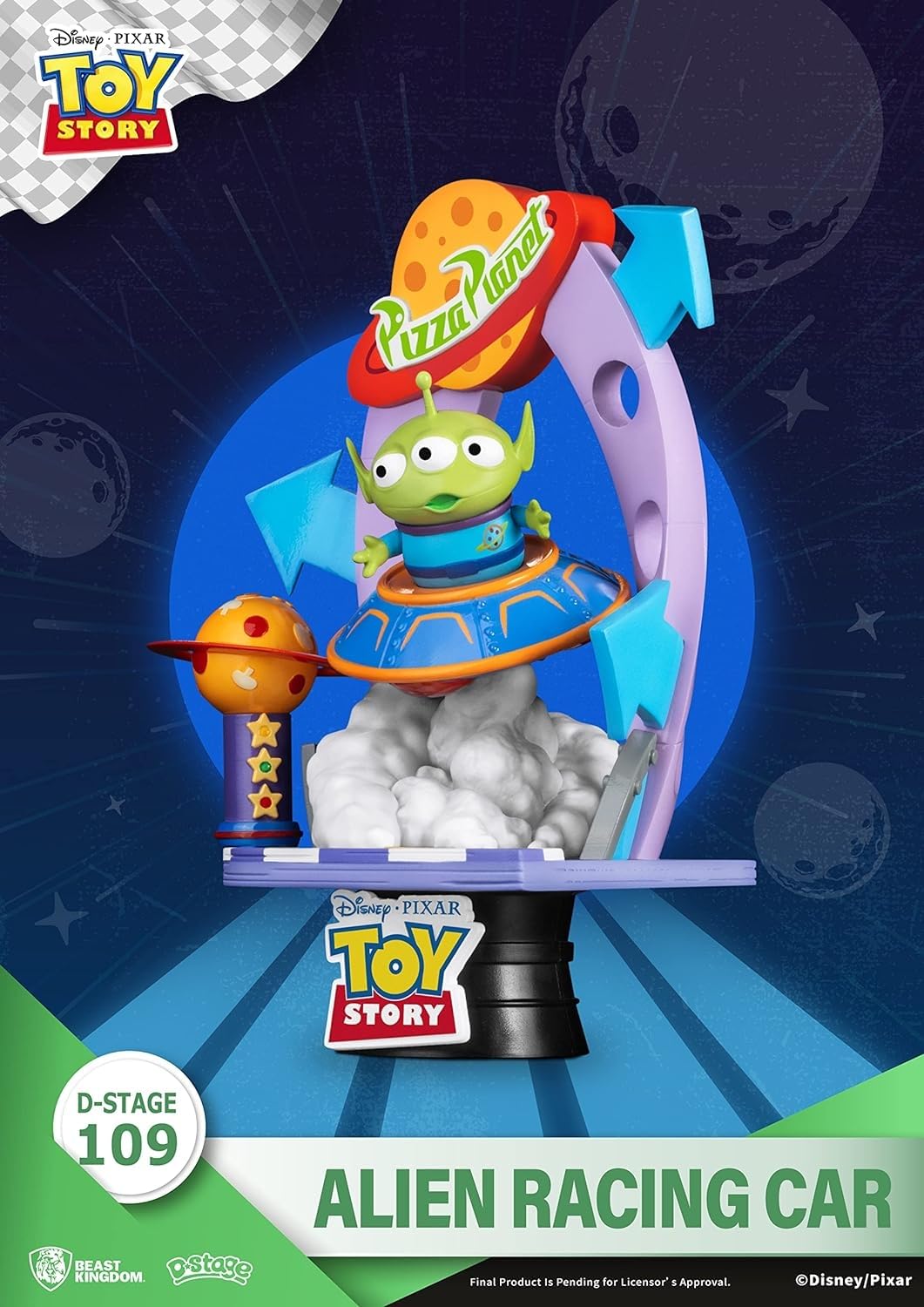 Amazon.com: Beast Kingdom Toy Story: Alien Racing Car DS-109 D