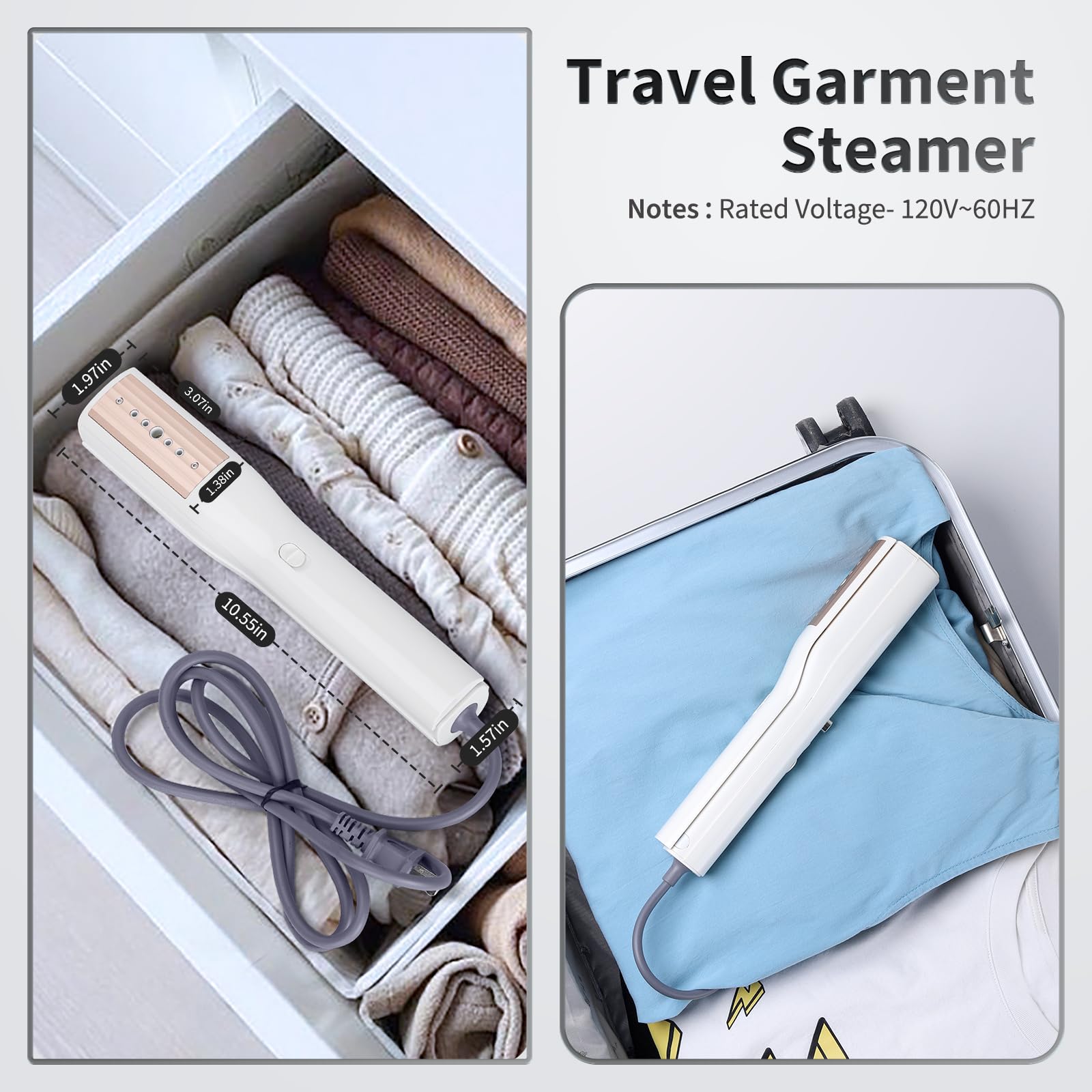 Amazon.com: Iron Steamer for Clothes - Mini Iron, Portable