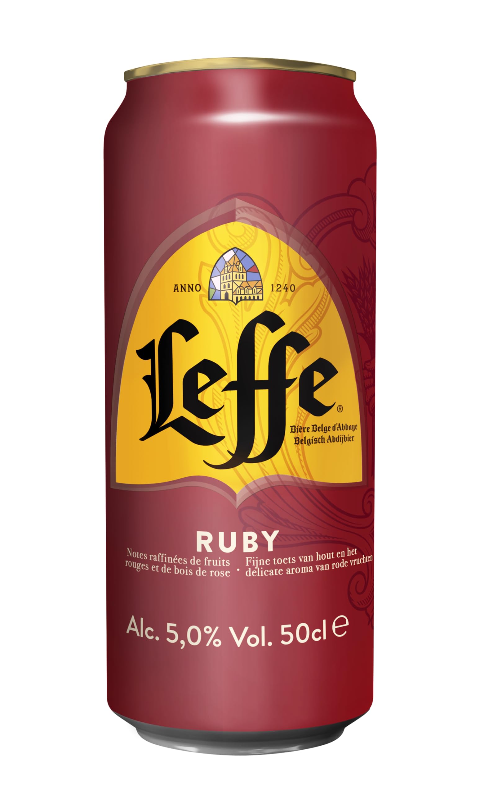 Leffe Ruby Bière Fruitée Pack 24 Canettes 50cl