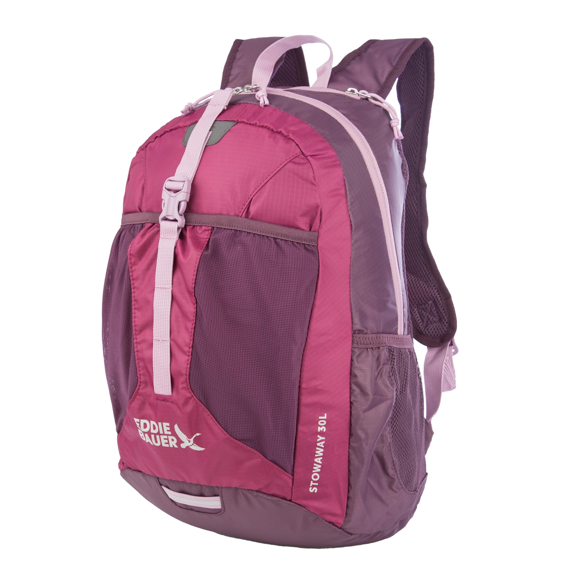 Eddie Bauer Pakowany plecak Stowaway wykonany z poliestru Ripstop, Port, 30L US, Plecak Stowaway Packable - wykonany z poliestru Ripstop