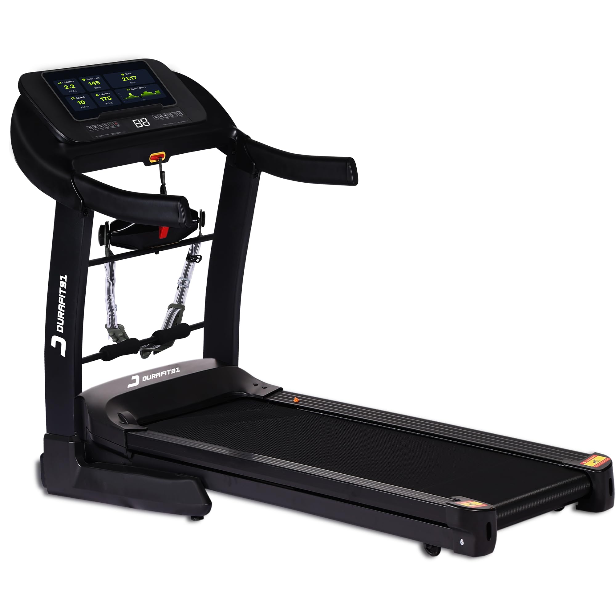 Durafit91™ Vigor Pro Multifunction 6 HP Peak BLDC Hydraulic Foldable Treadmill