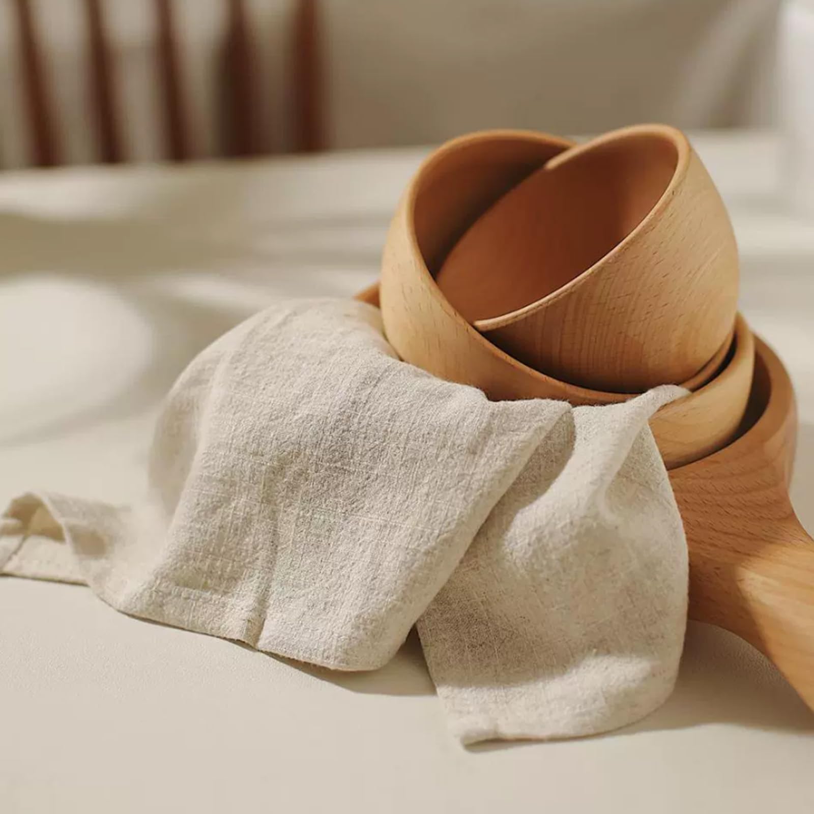 Linnen servetten - beige - 50 stuks - Better Twogether