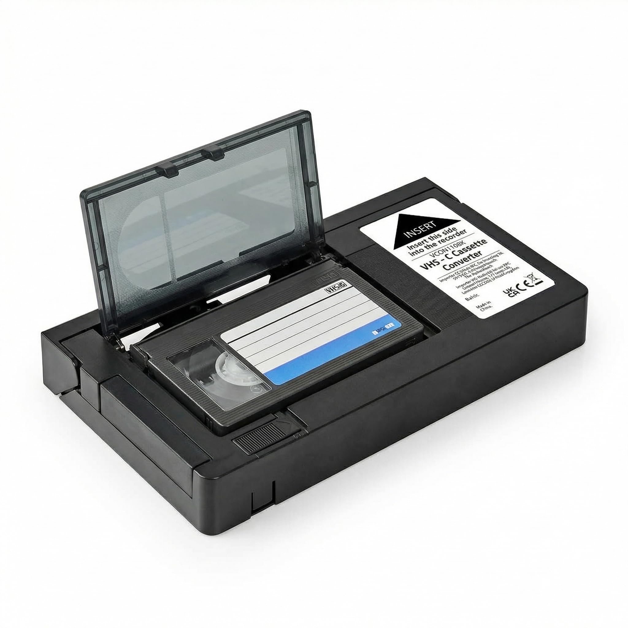 Nedis VHS-Konverter - Konvertierung: VHS-C auf VHS - Plug & Play - Schwarz