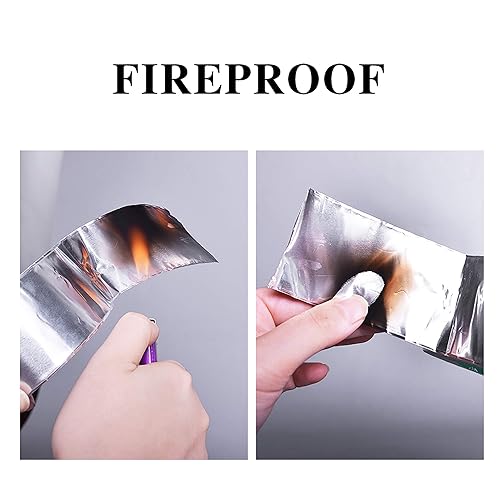 Miniatura 4 de ADHES TAPE Cinta de papel de aluminio, resistente al calor, impermeable, 0.78 pulgadas x 164 pies, para HVAC, reparación, sellado, aislamiento