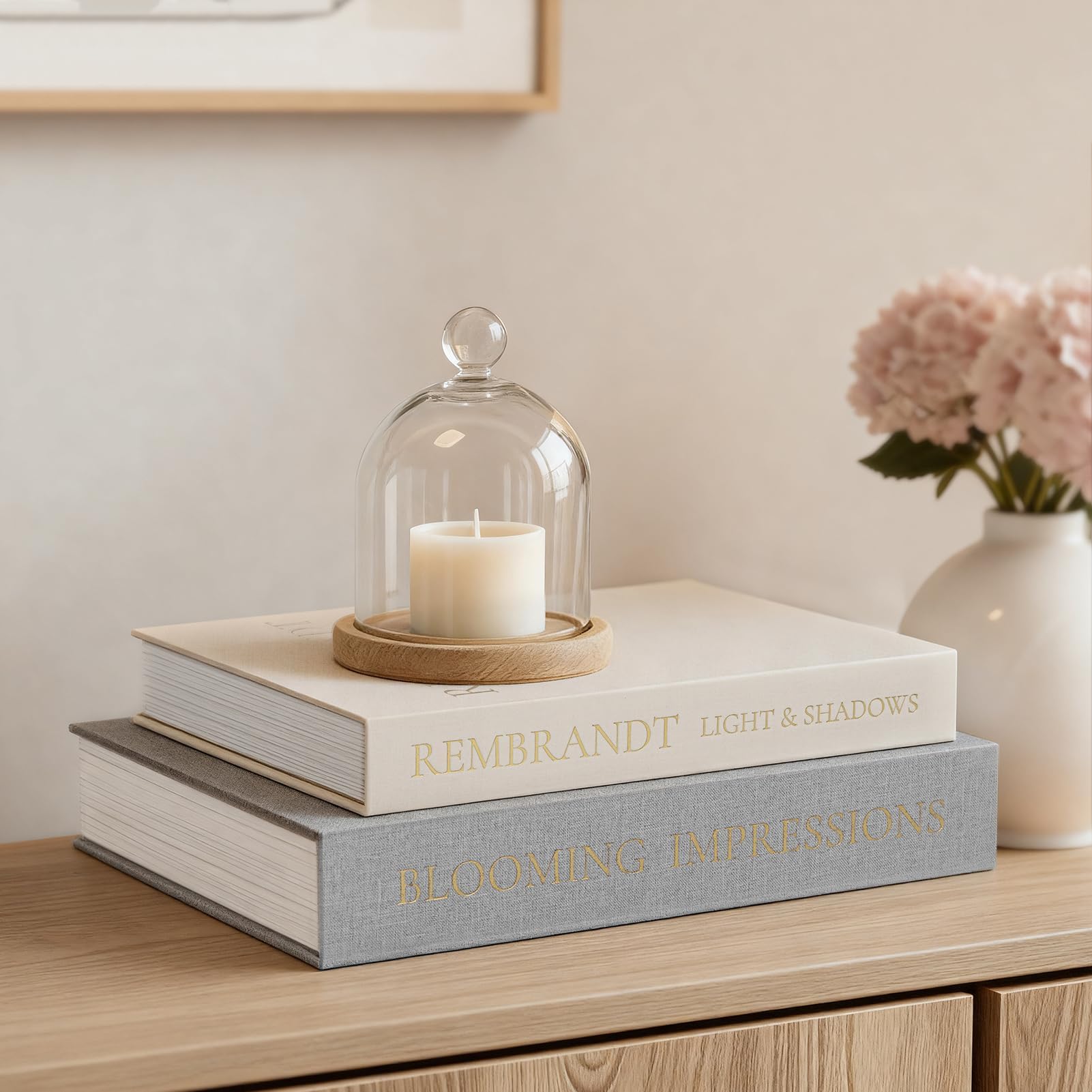 Upgraded Decorative Books for Home Decor - Coffee Table Faux Books for Decoration, Linen Fake Book Storage Box for Entryway, Bookshelf, Modern, Boho, Farmhouse & Neutral Aesthetic Decor