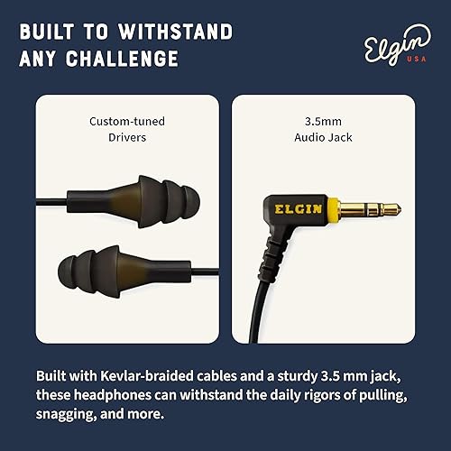 Miniatura 6 de Auriculares Ruckus Earplug  Auriculares intraurales con reducción de ruido compatibles con OSHA auriculares aislantes para los oídos
