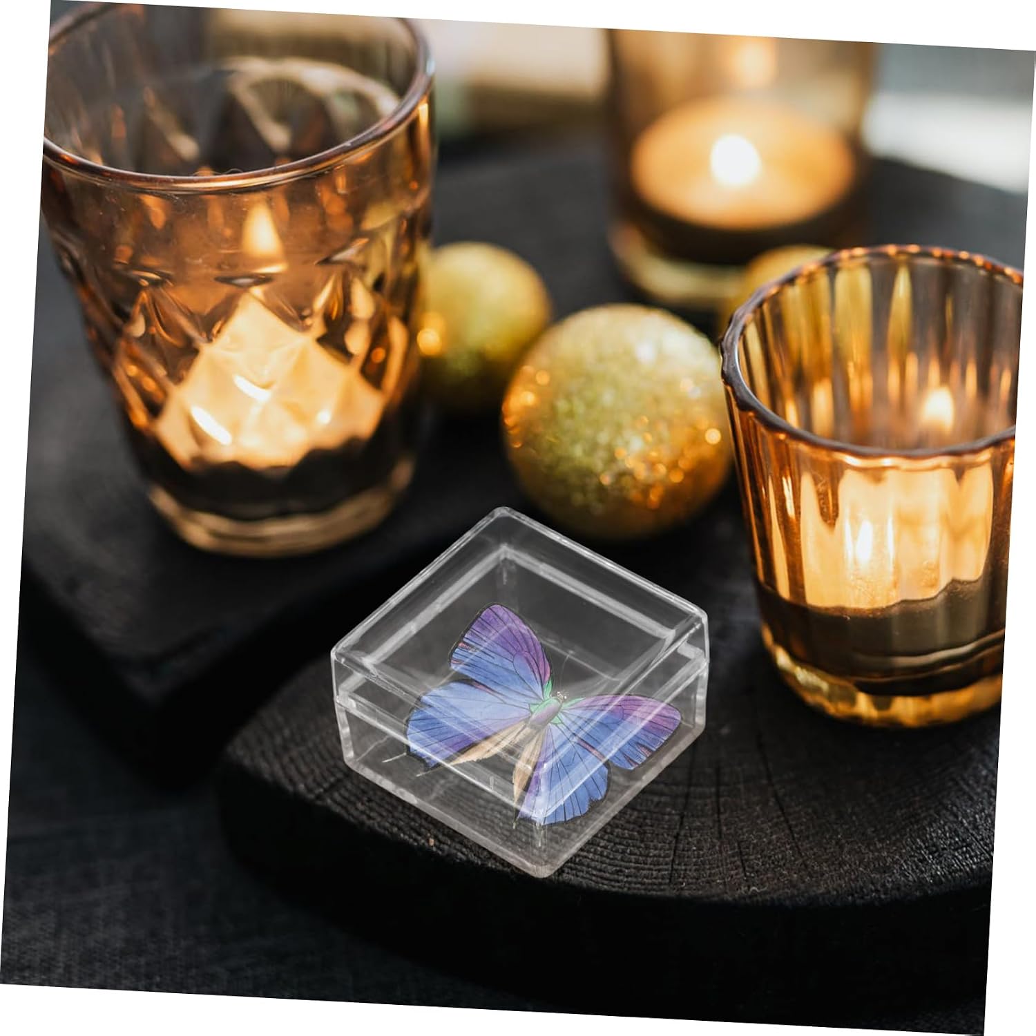 10pcs Boxes Mineral Display Case Specimen Case Specimen Storage Boxes Specimen Storage Case Rock Collection Display Case Specimen Container Display Cabinet Plastic Transparent