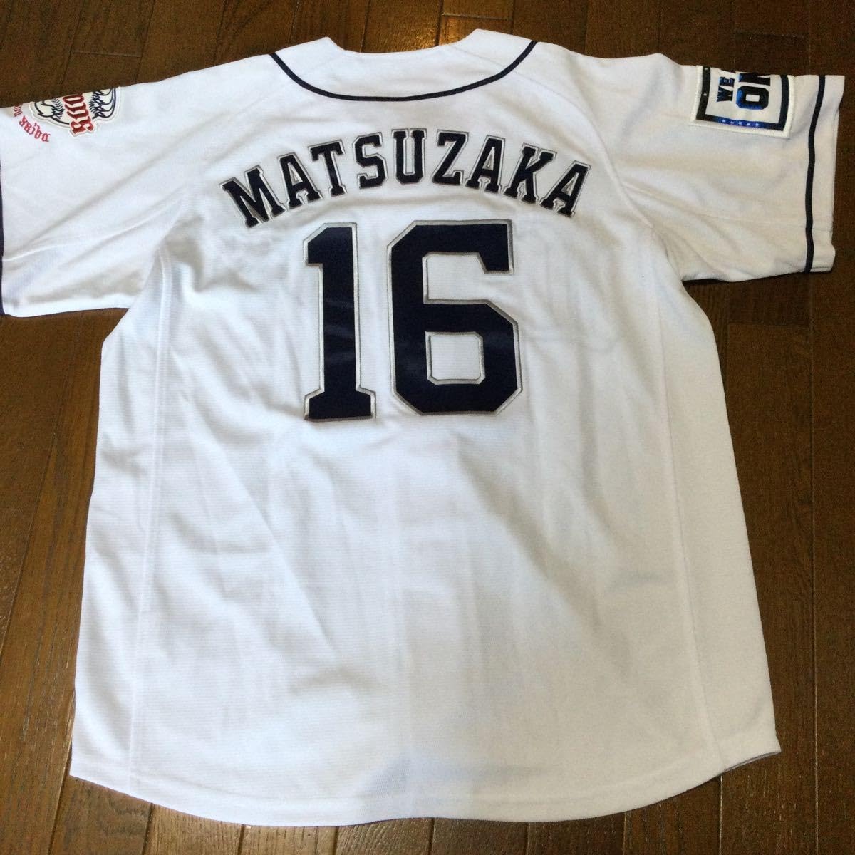 松坂大輔　埼玉西武ライオンズ　ユニフォーム　Mサイズ npb-200408msb01_2.jpg
