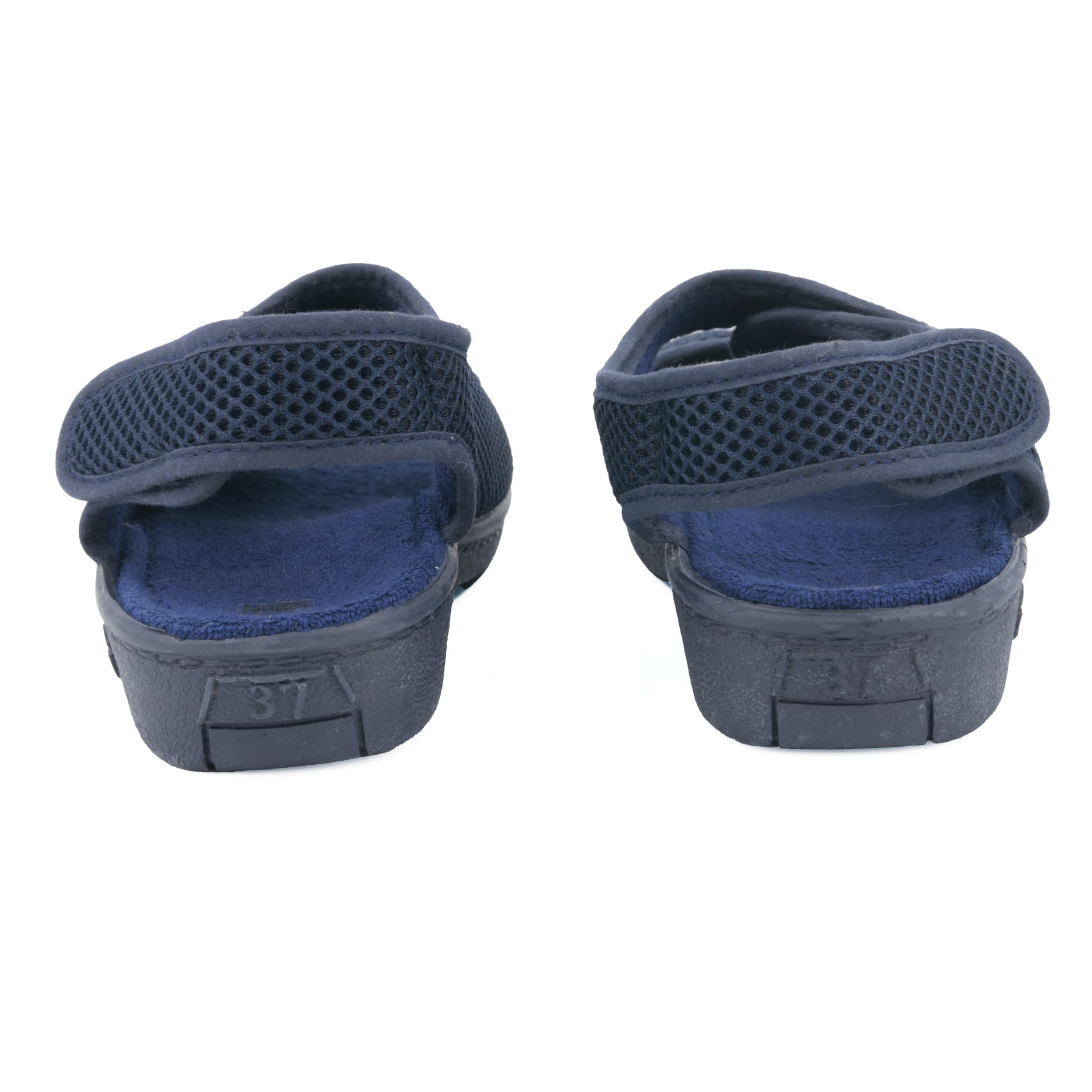 JOMIX Zapatillas Casa Mujer Abiertas Fabricas en España Pantuflas para Pies Delicados con 3 Bandas Ajustables