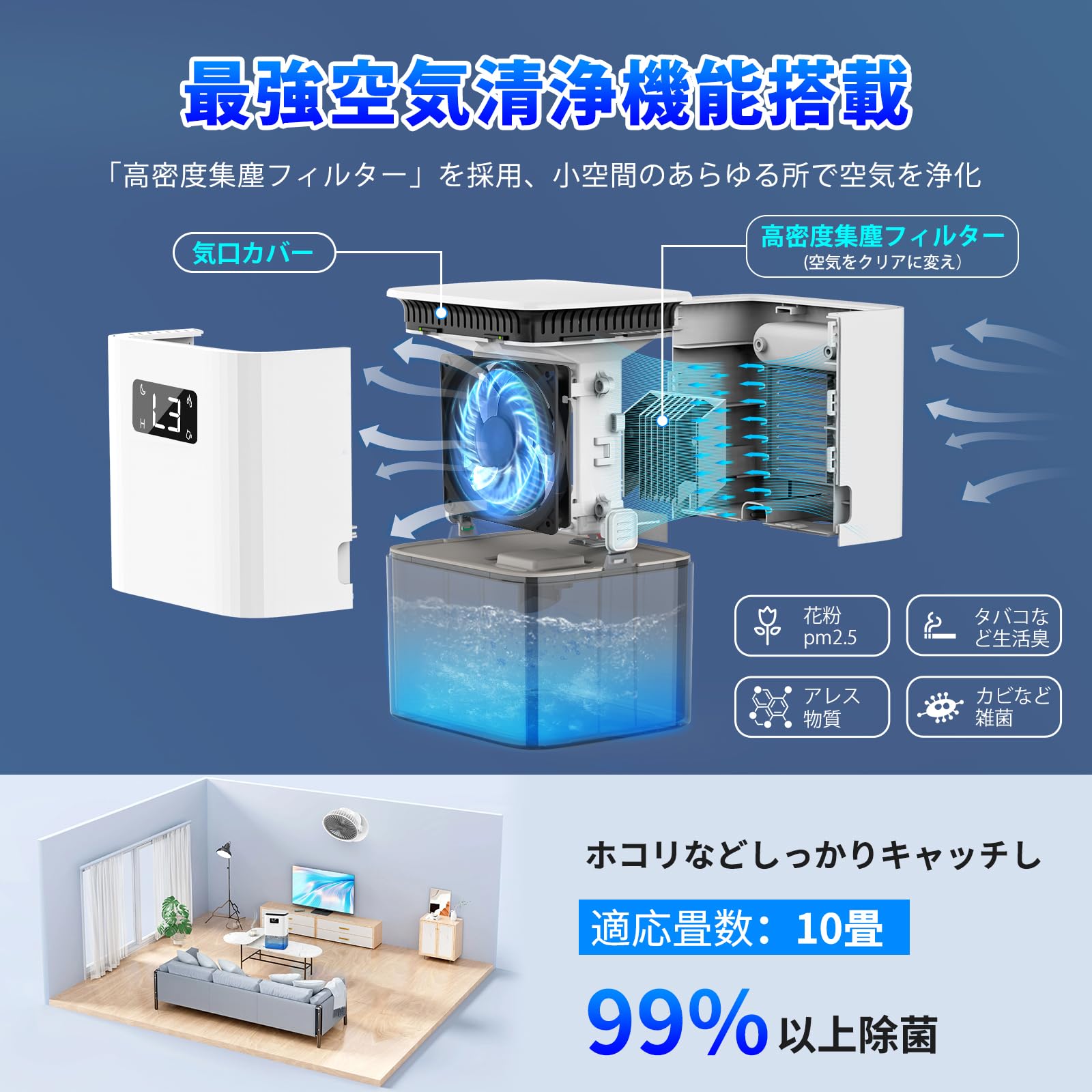 Amazon.co.jp: 【2025最新型 除湿量アップグレード!】除湿機 小型 除湿