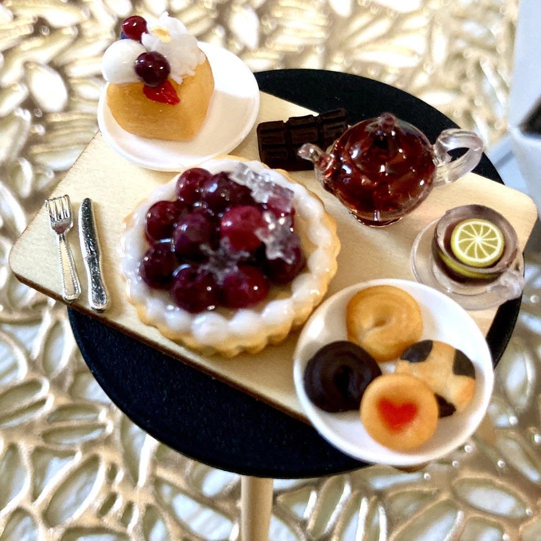 ダークチェリーのスイーツセット ミニチュアスイーツ ダークチェリーのスイーツセット ミニチュアスイーツ その他置物