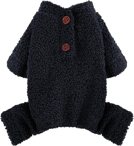 Pijamas para perros de tamaño pequeño para perros, hembras de forro polar, pijamas de 4 patas para perros Chihuahua, Yorkie, primavera, invierno,