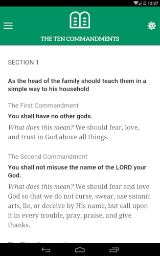Luther's Small Catechism – vue 2